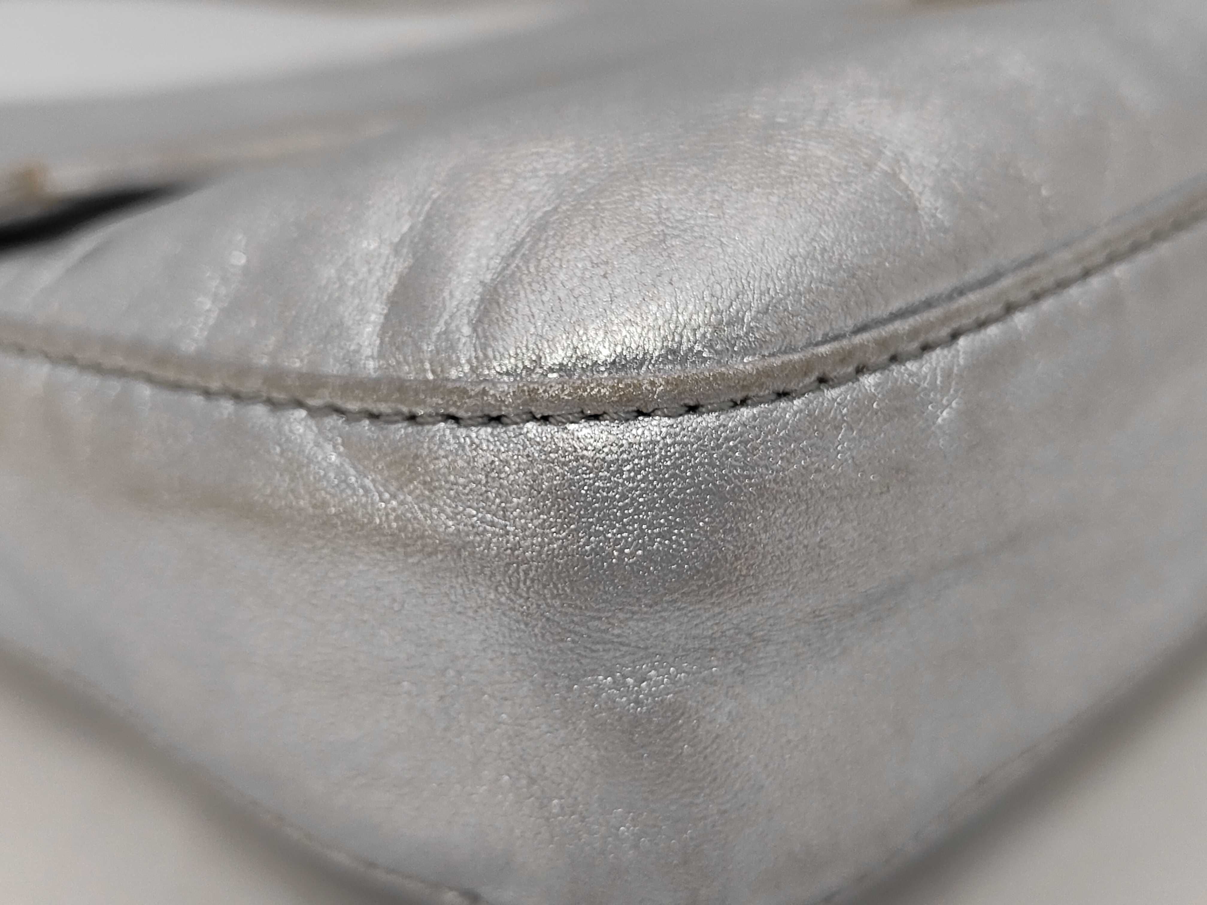 Mamma Bucket Silver Shoulder Bag — view 7
