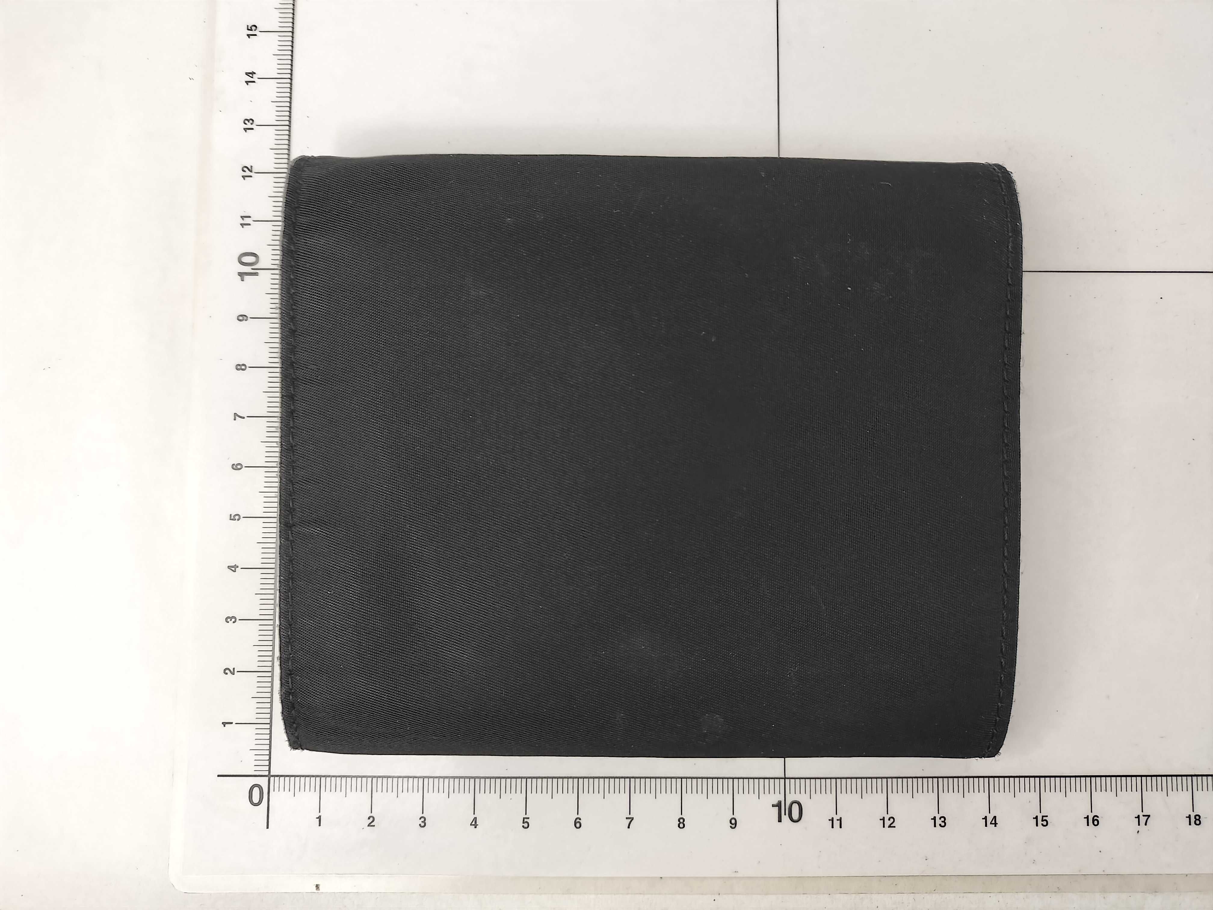 Nylon Folding Wallet, Black — view 2
