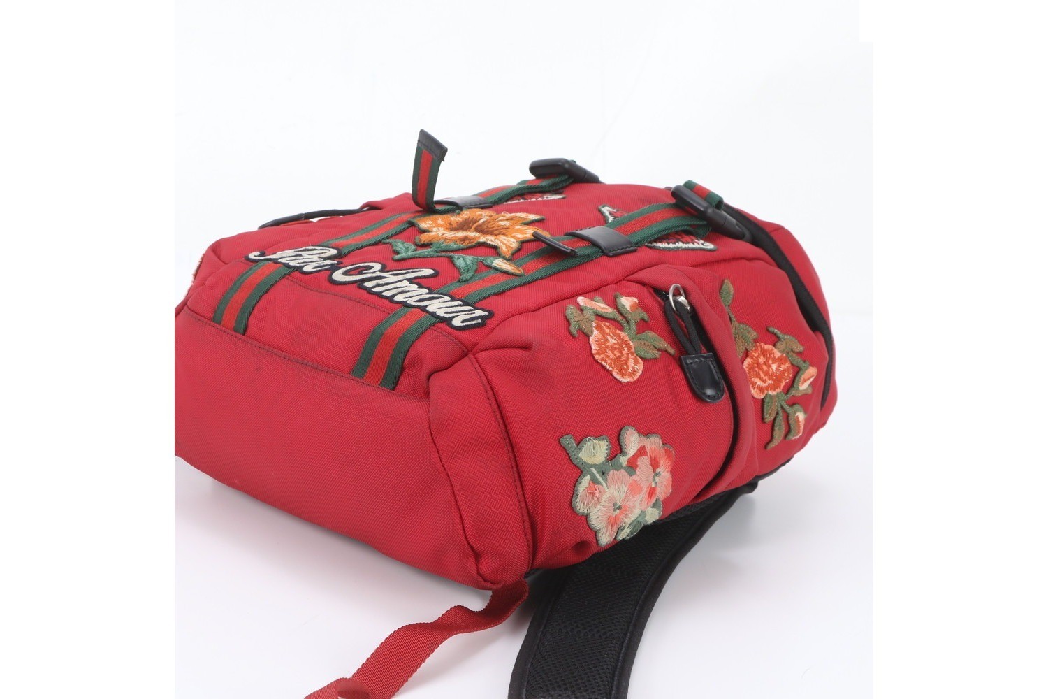 Floral 478327 Leather Backpack — view 4