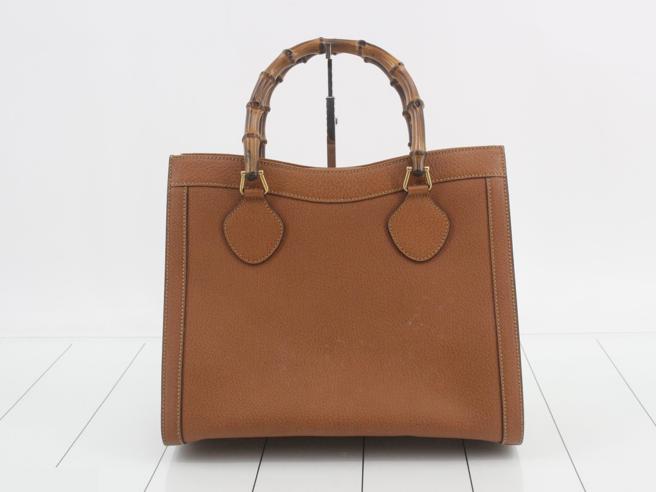 Bamboo leather handbag — view 2