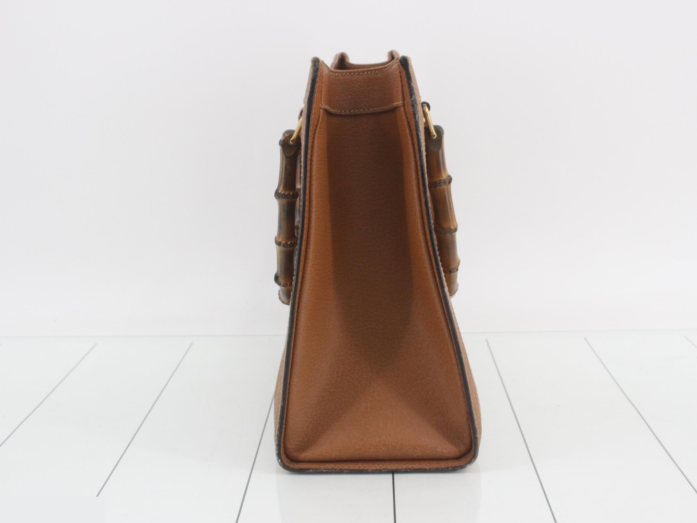 Bamboo leather handbag — view 3