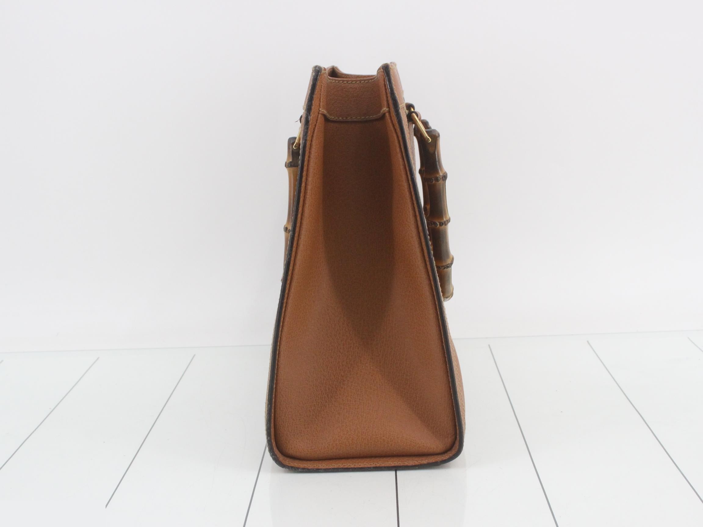 Bamboo leather handbag — view 4