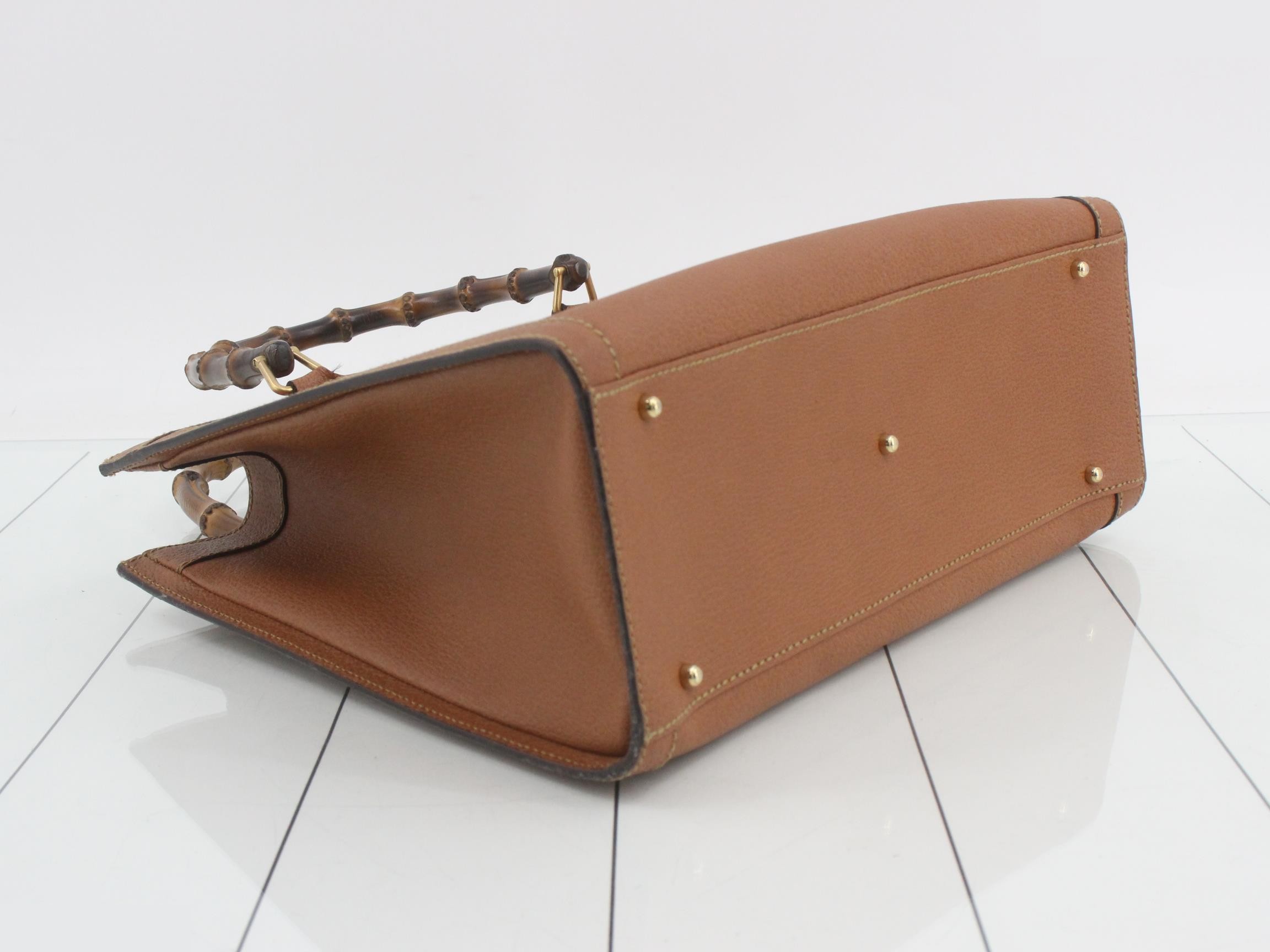 Bamboo leather handbag — view 5