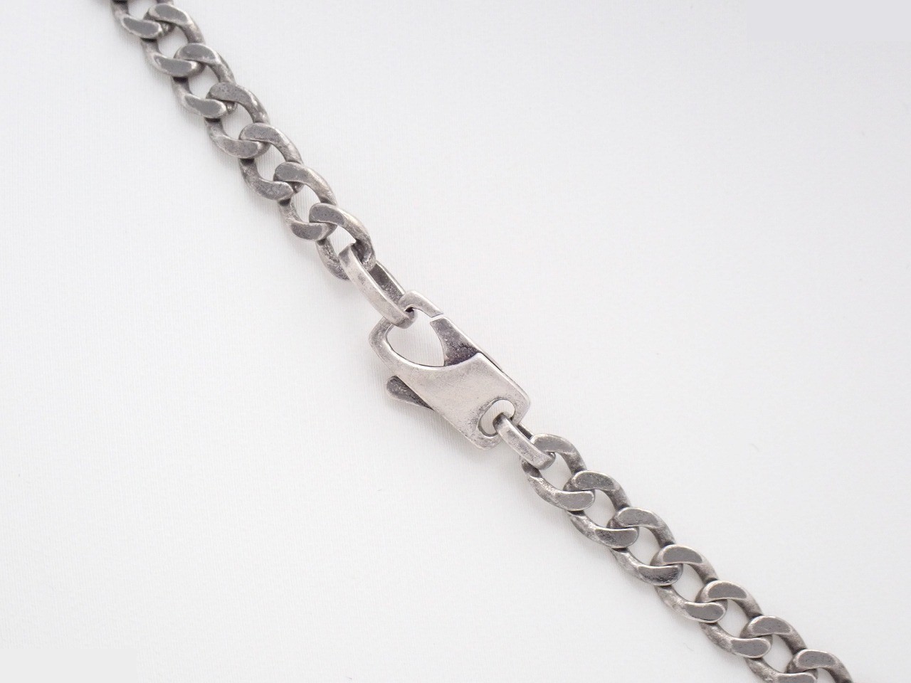Cutout G Necklace, Black Coated, Chain Approx. 50cm — view 3