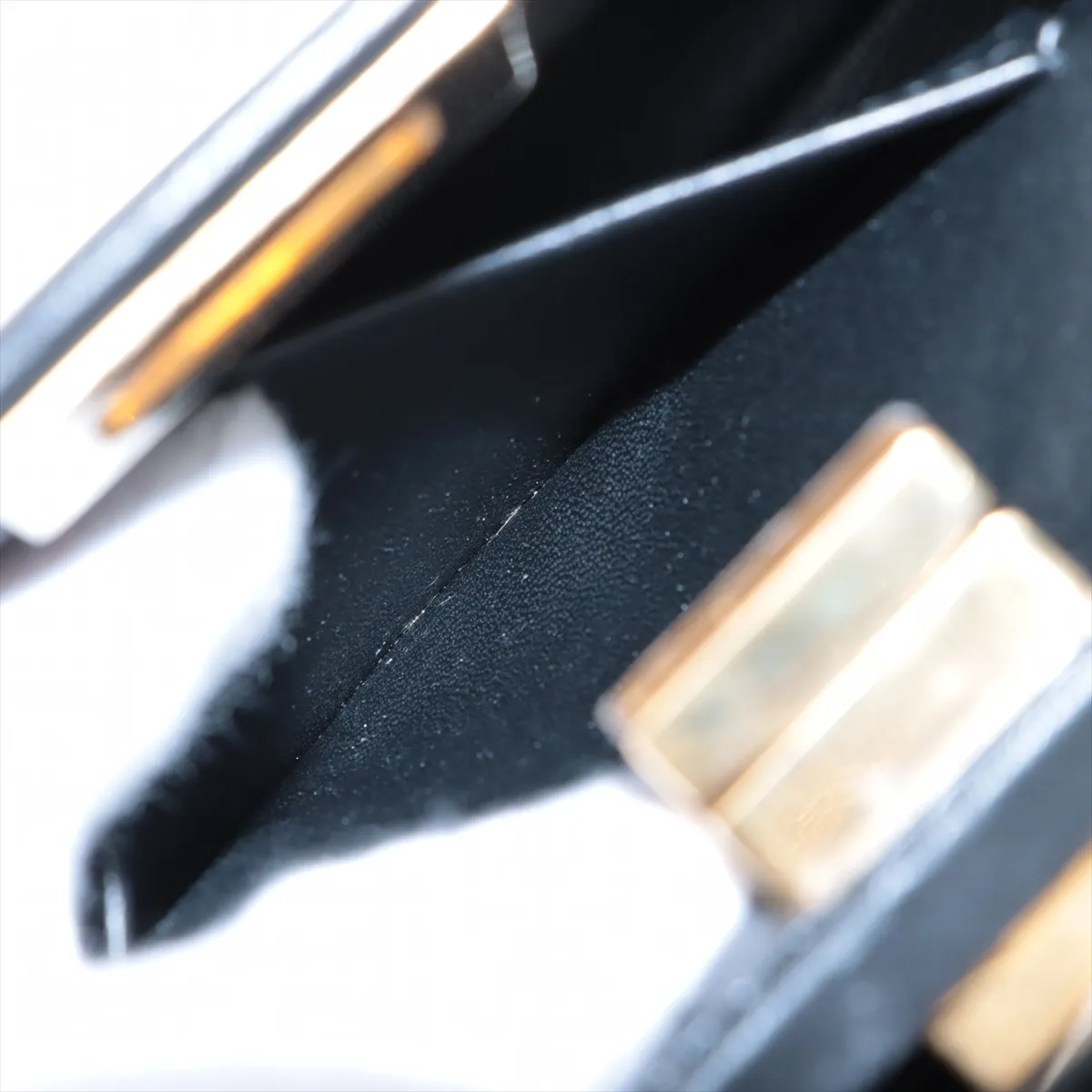 Mini Peekaboo Leather 2WAY Handbag Black 8BN244 — view 11