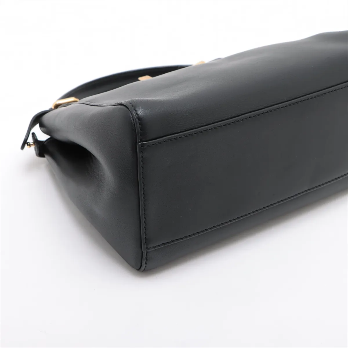 Mini Peekaboo Leather 2WAY Handbag Black 8BN244 — view 4