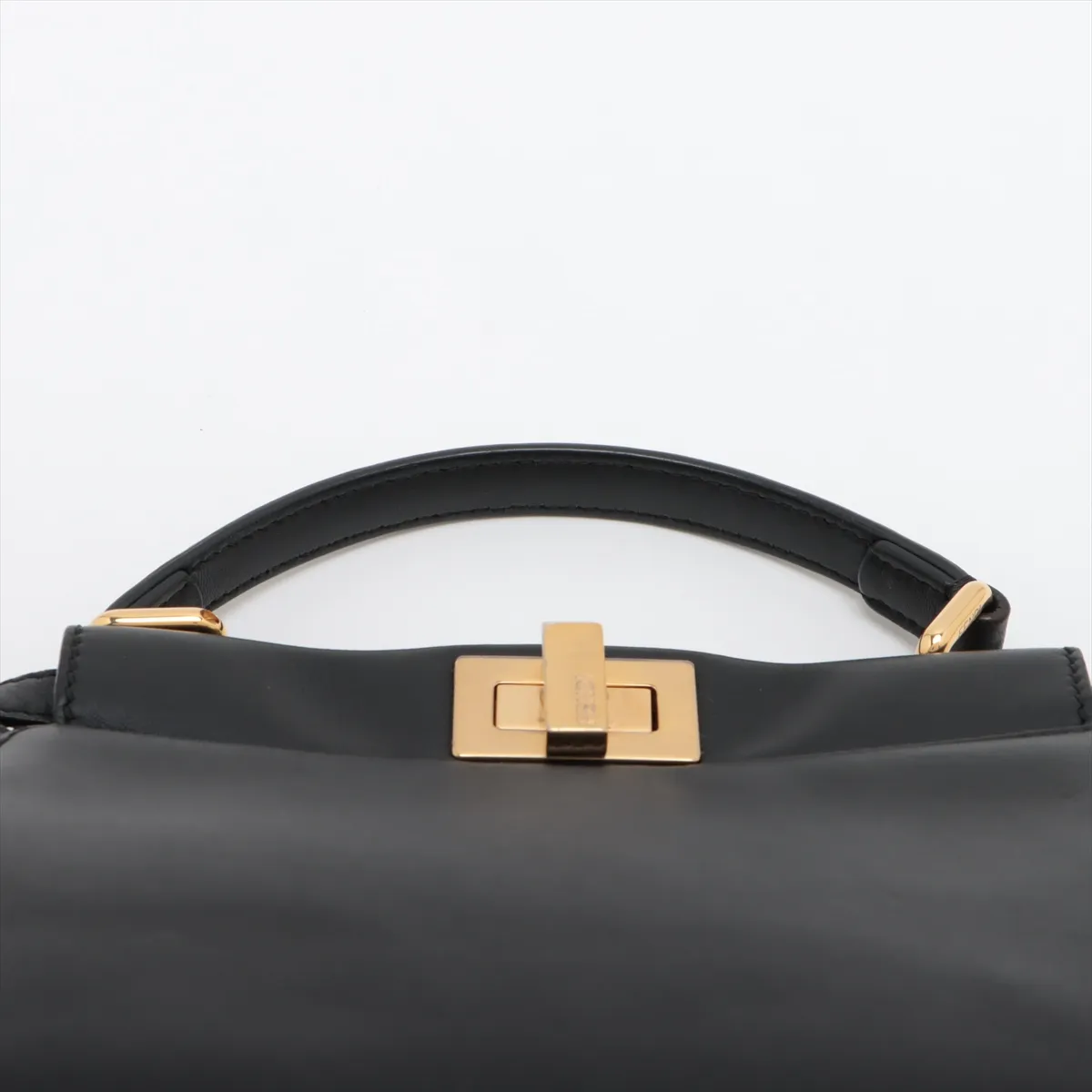 Mini Peekaboo Leather 2WAY Handbag Black 8BN244 — view 6