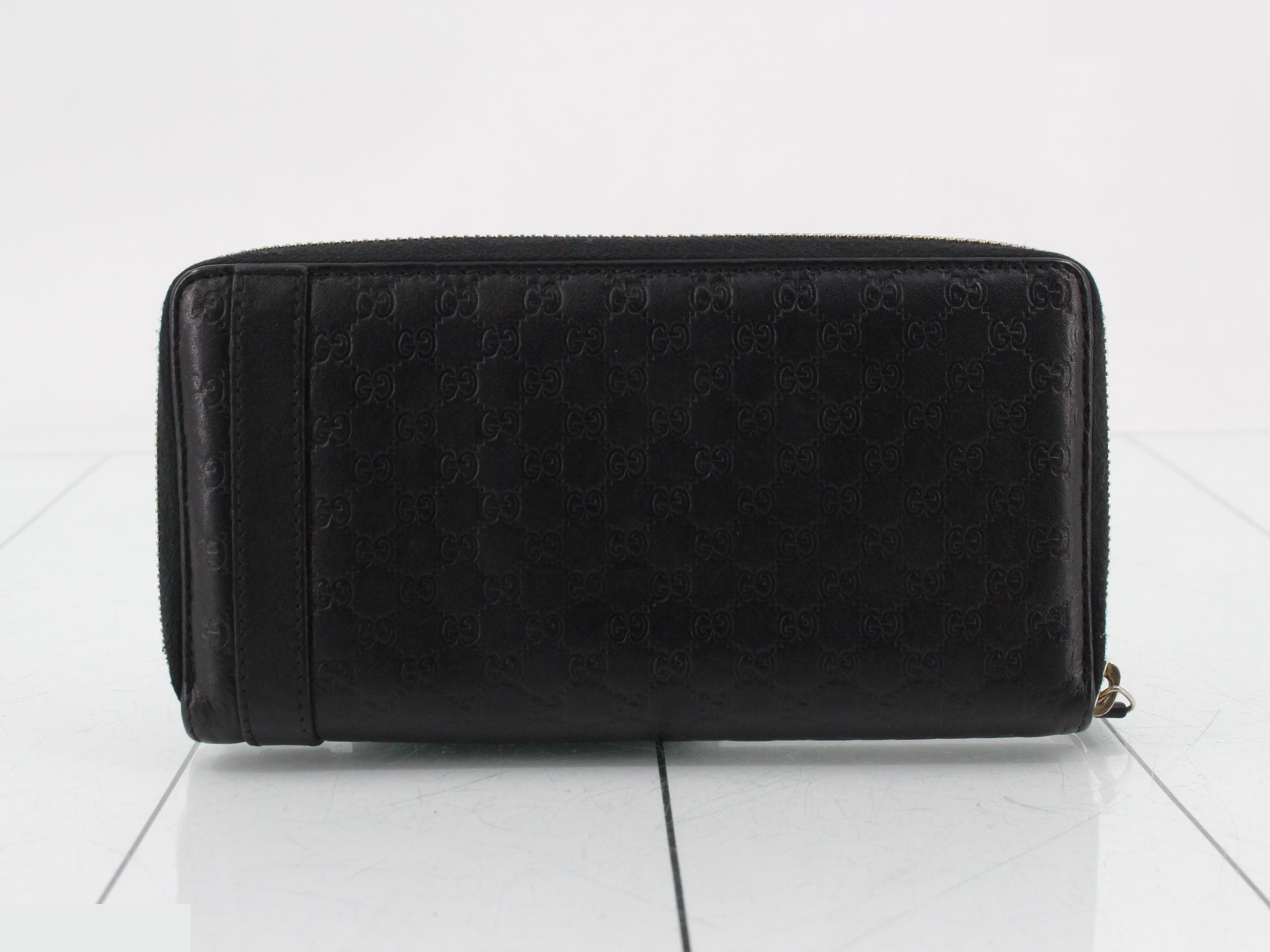Microguccissima round zipper long wallet — view 2