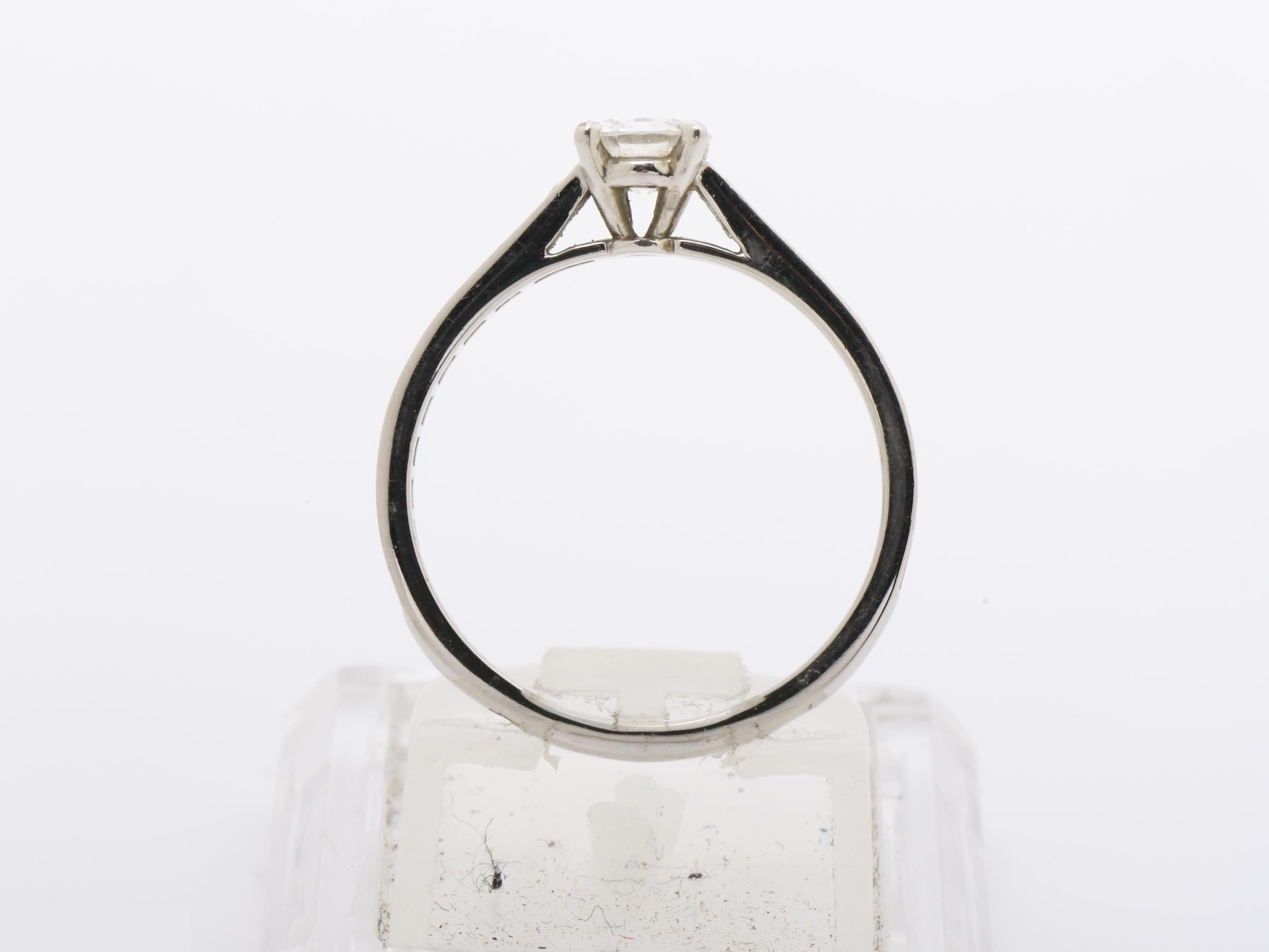 Solitaire ring diamond Pt950 approximately 2.5g #8.5 — view 5