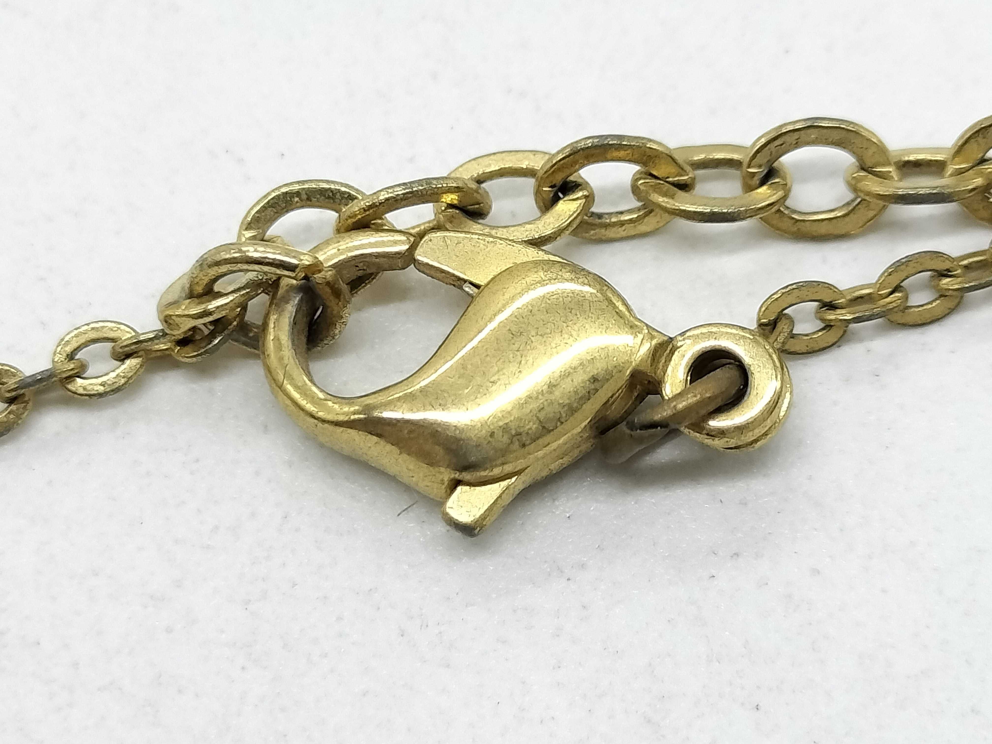 CD logo heart charm necklace — view 4