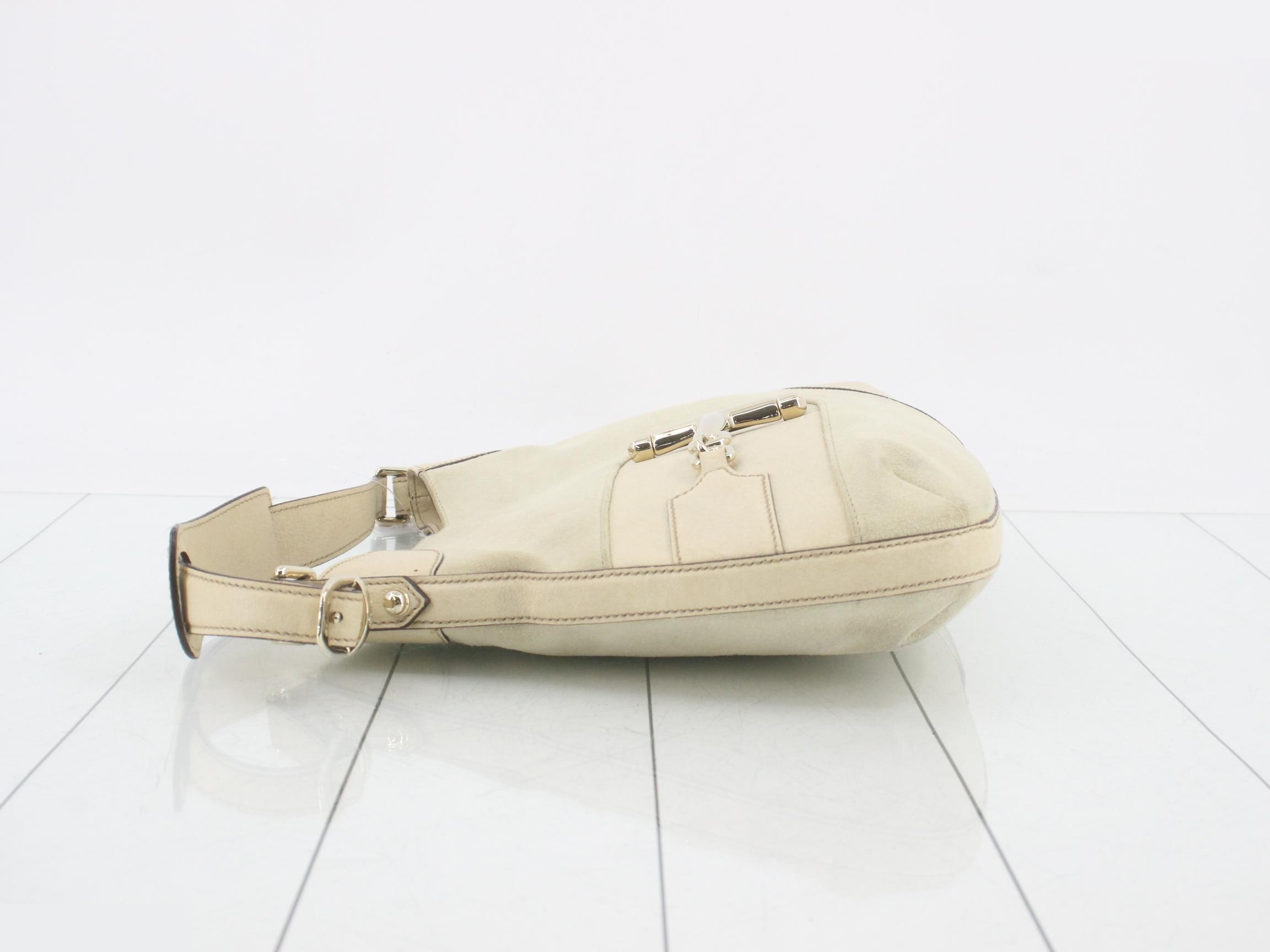 Horsebit Suede Handbag — view 4