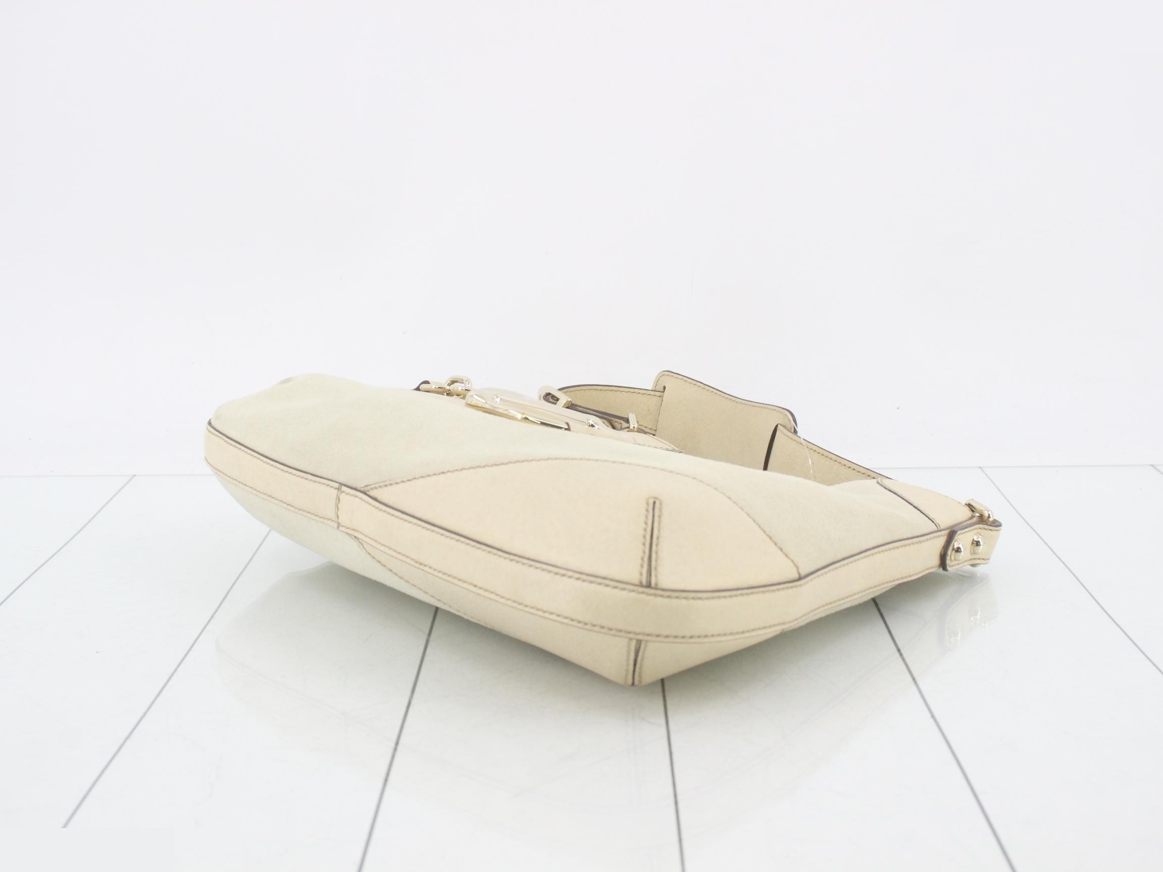 Horsebit Suede Handbag — view 6