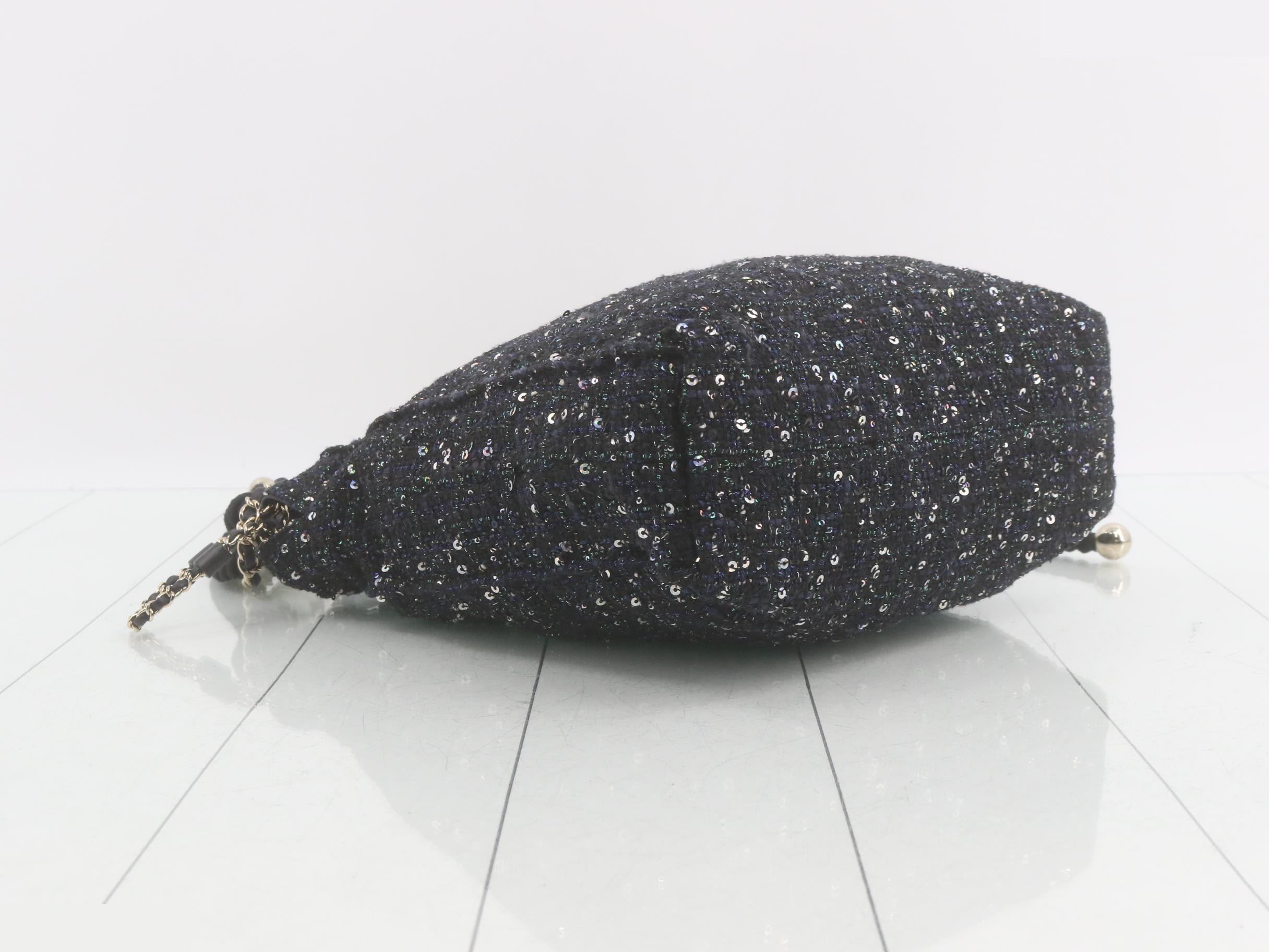 Tweed sequined Coco Mark 2-way shoulder bag — view 5