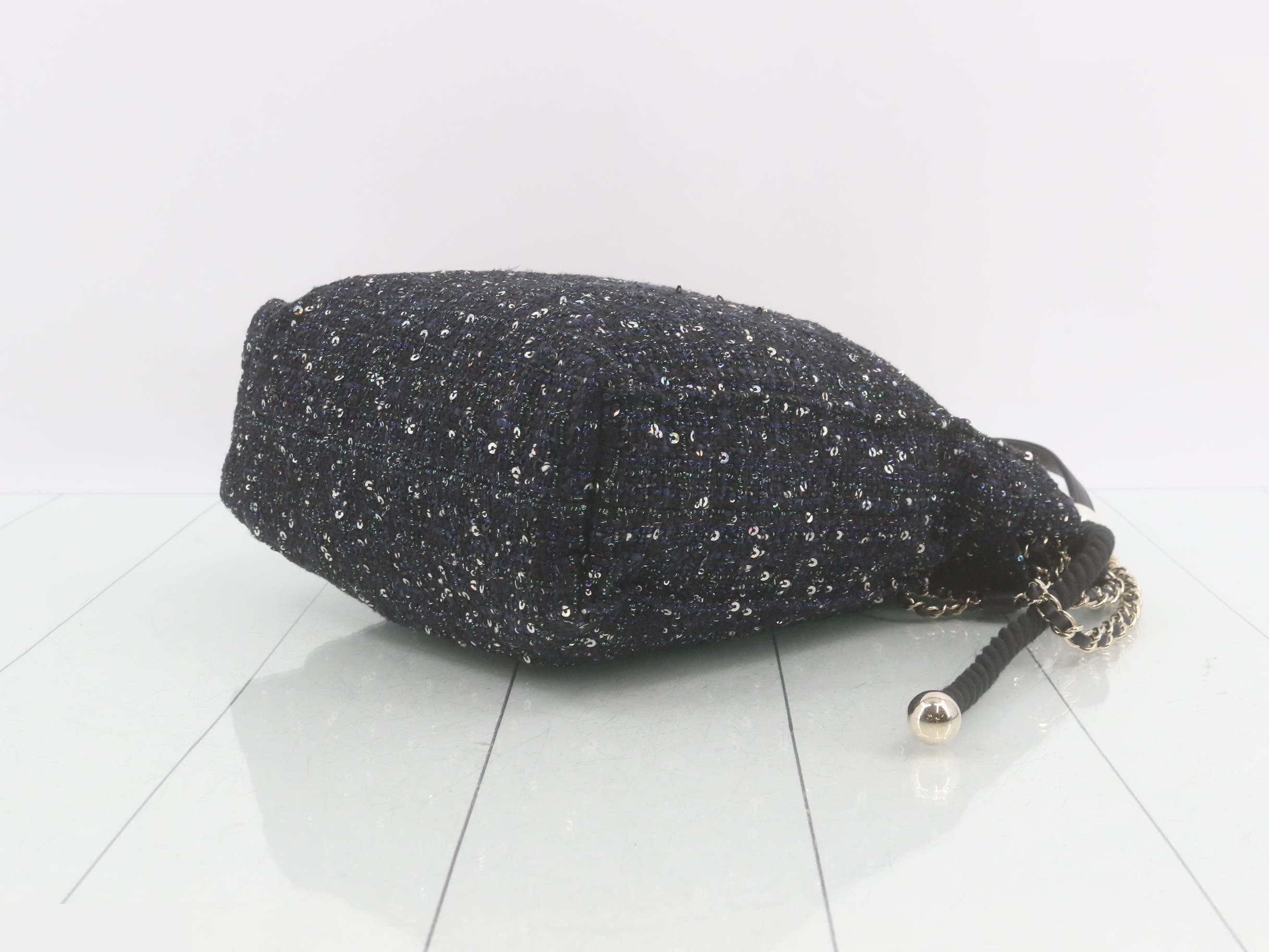 Tweed sequined Coco Mark 2-way shoulder bag — view 6