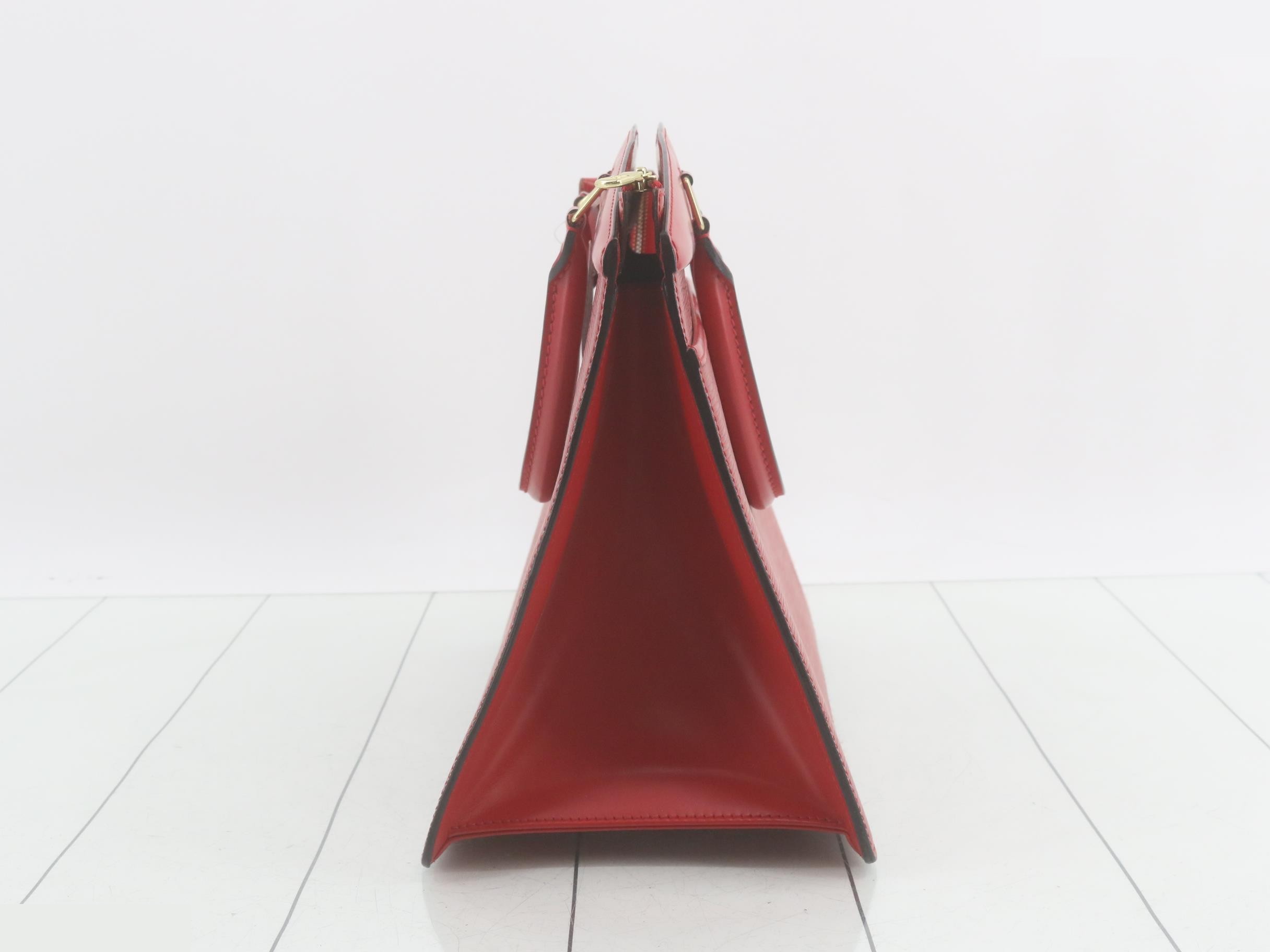 Epi Riviera Castilian Red Handbag — view 4