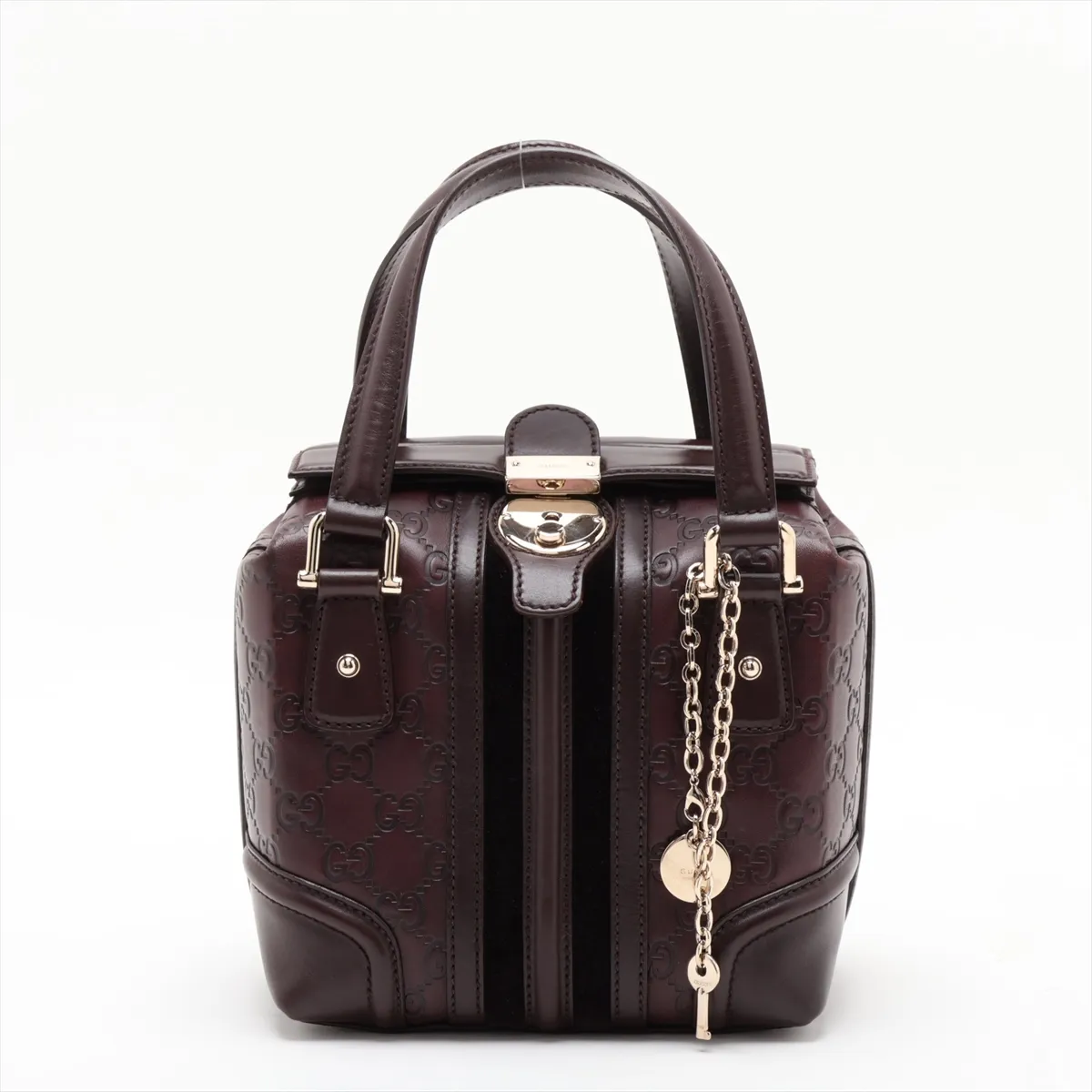 Guccissima 153028 Leather Handbag Brown