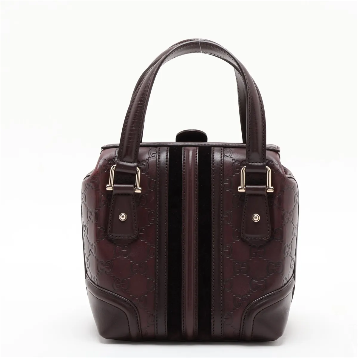 Guccissima 153028 Leather Handbag Brown — view 2