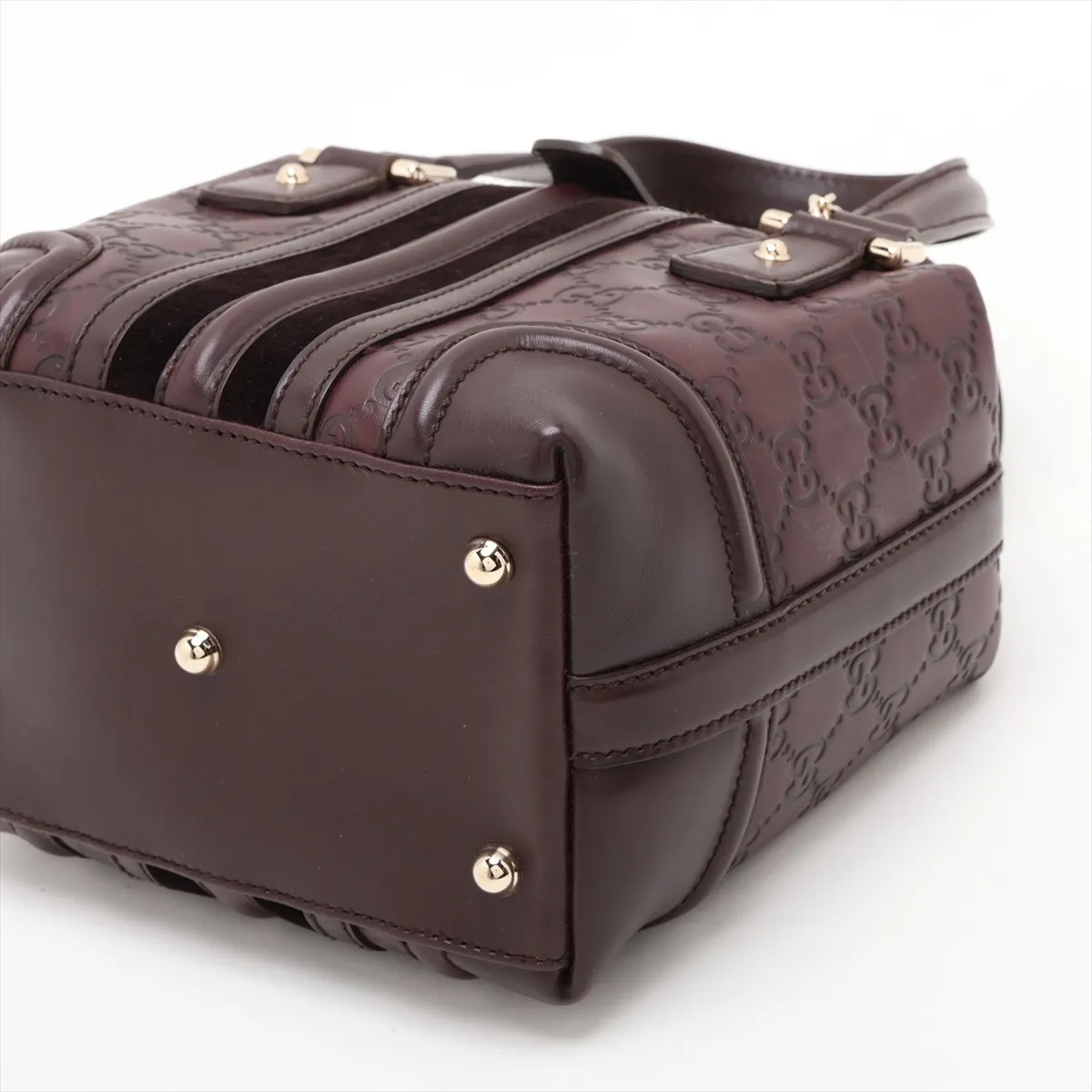 Guccissima 153028 Leather Handbag Brown — view 3