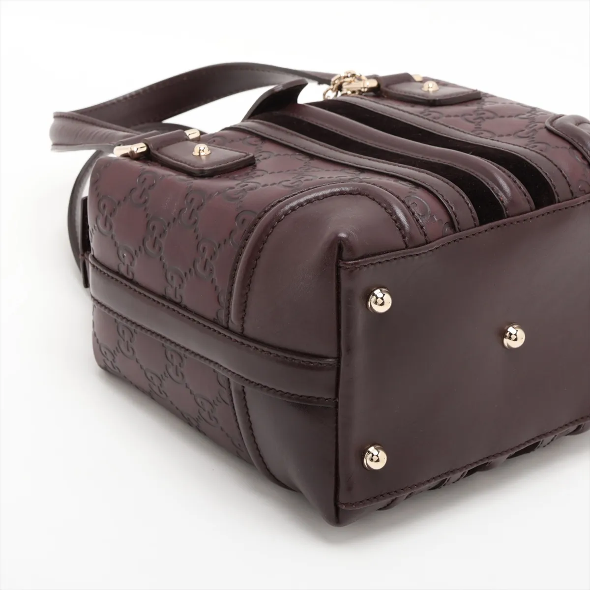 Guccissima 153028 Leather Handbag Brown — view 4