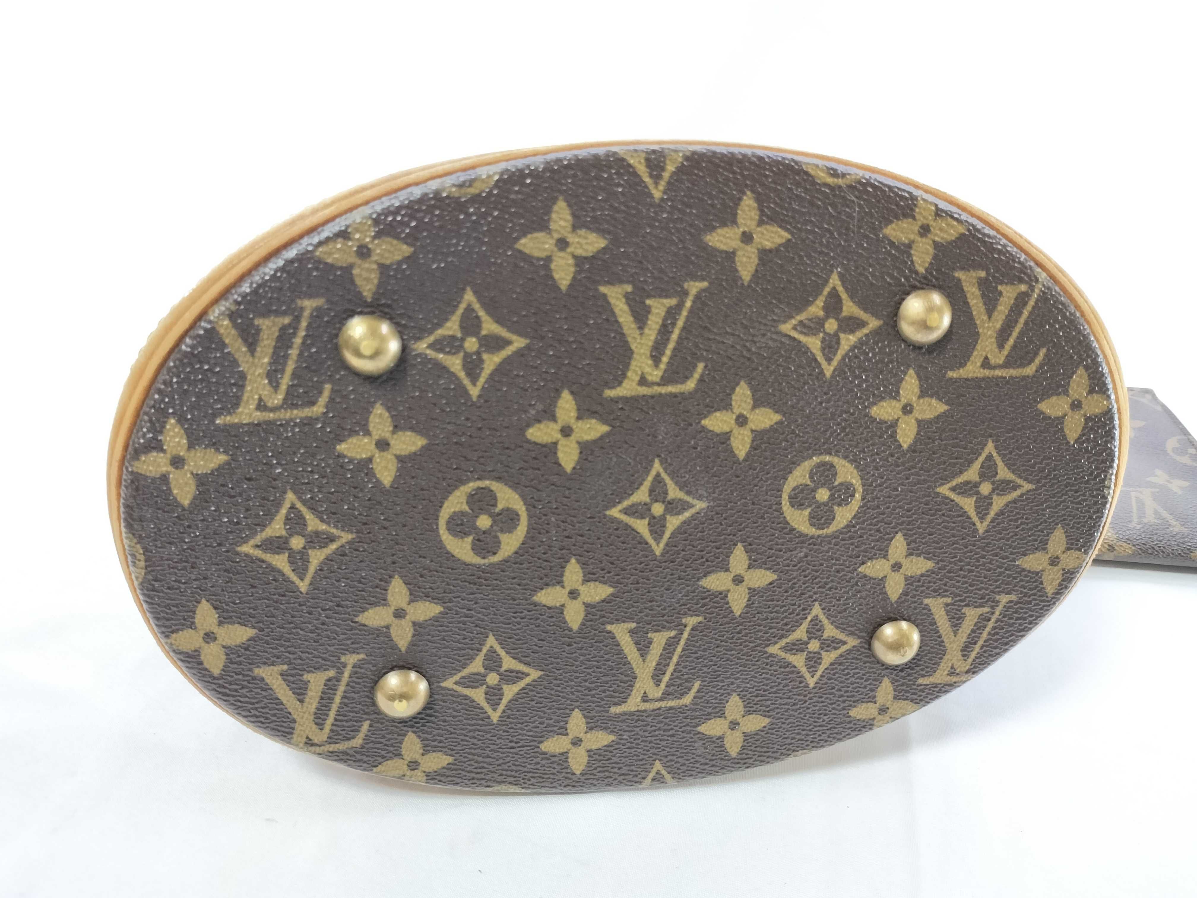 Monogram Bucket PM Tote Bag with Pouch — view 7