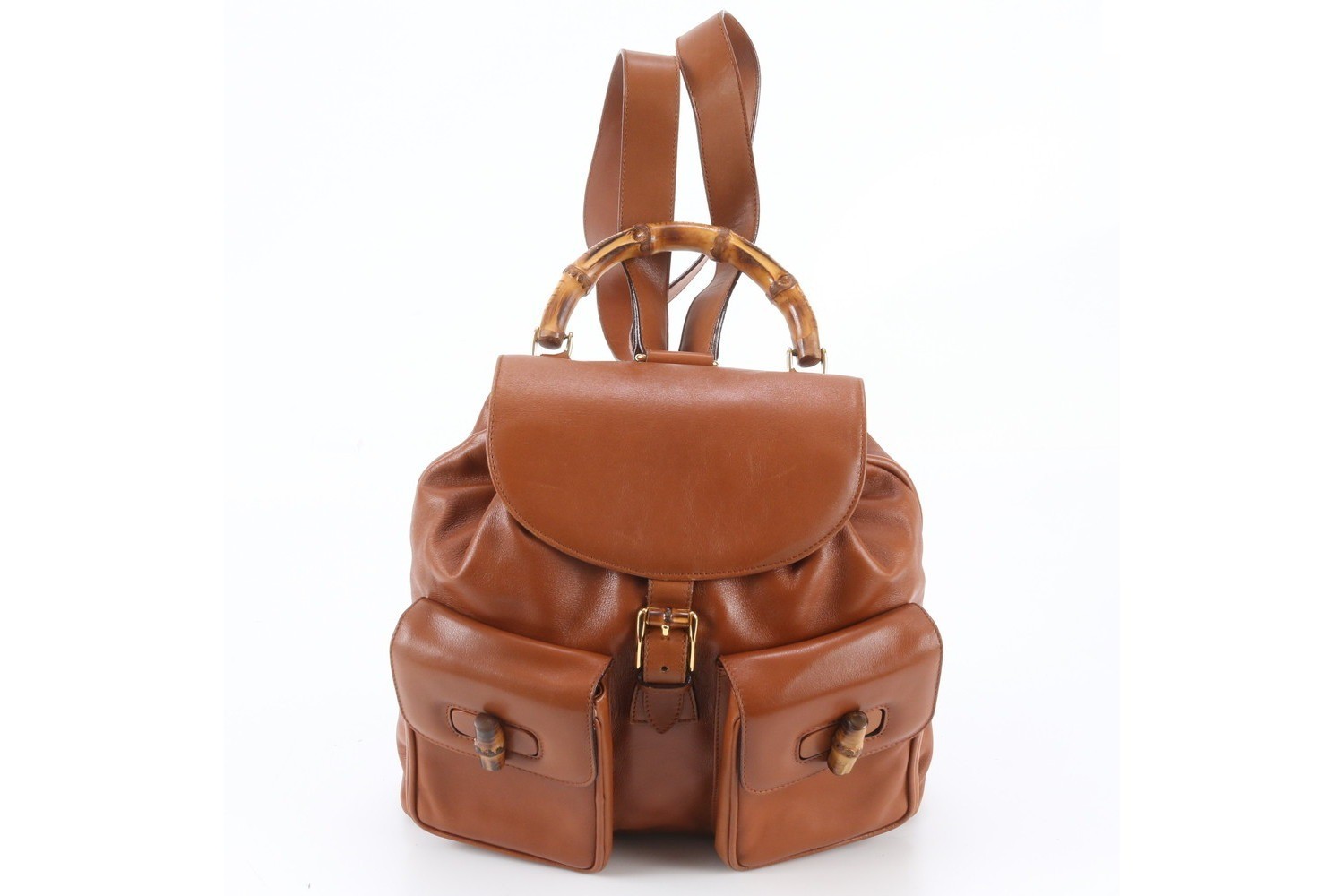 Bamboo 003 2058 0016 Leather Backpack