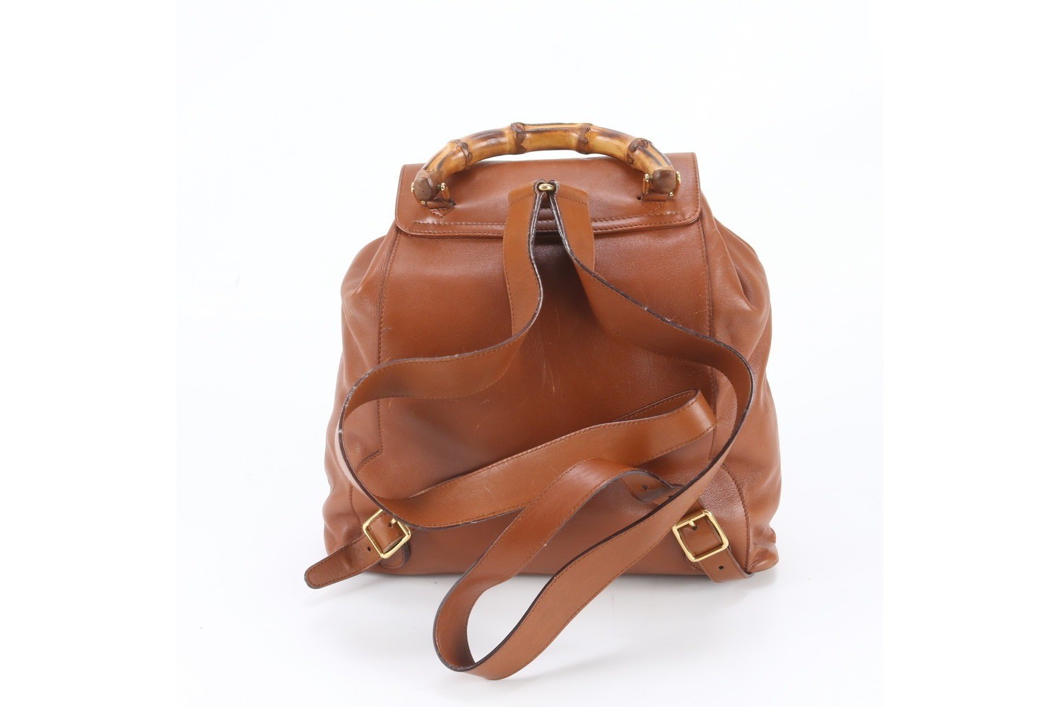Bamboo 003 2058 0016 Leather Backpack — view 3