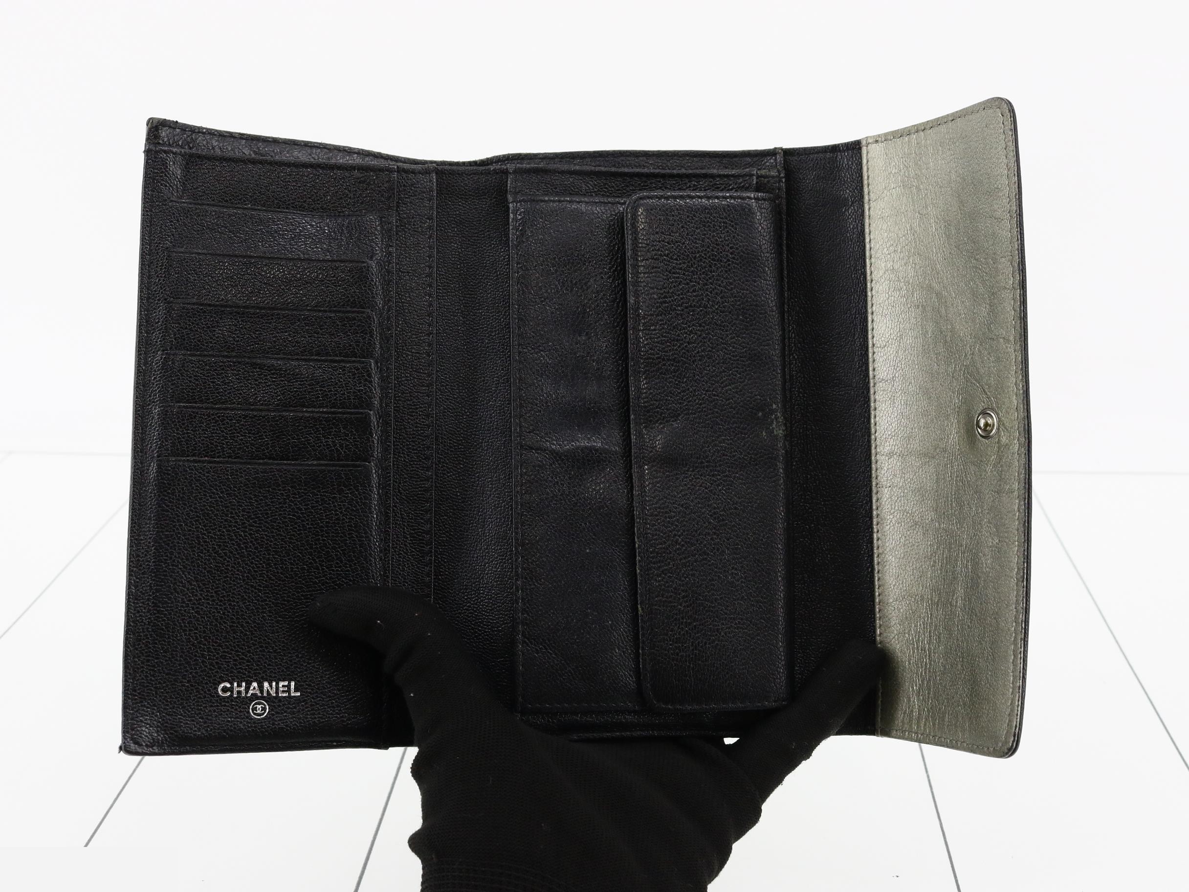 Bicolore long wallet — view 4