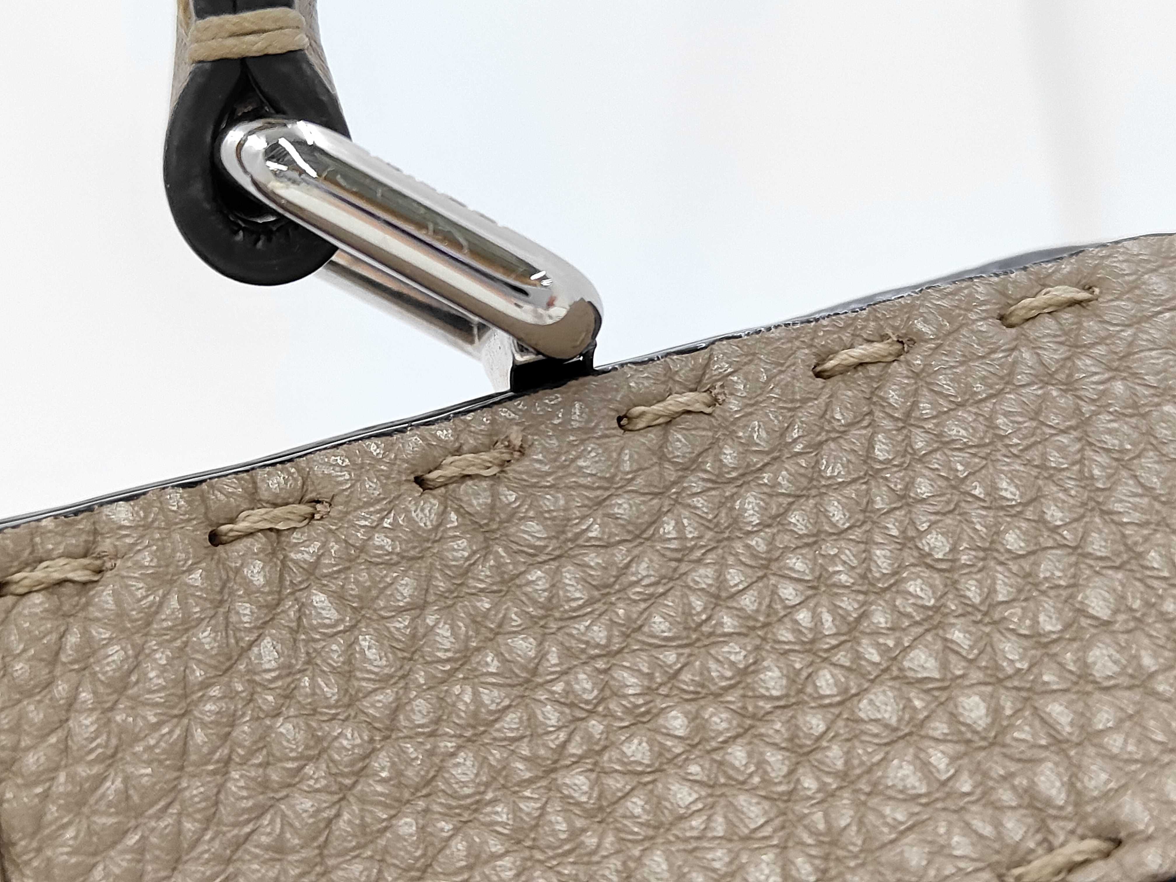 Picaboo Selleria Small Beige Leather 88N327 ADYL-220-4092 Strap Rain Cover Bag Shoulder Bag — view 3