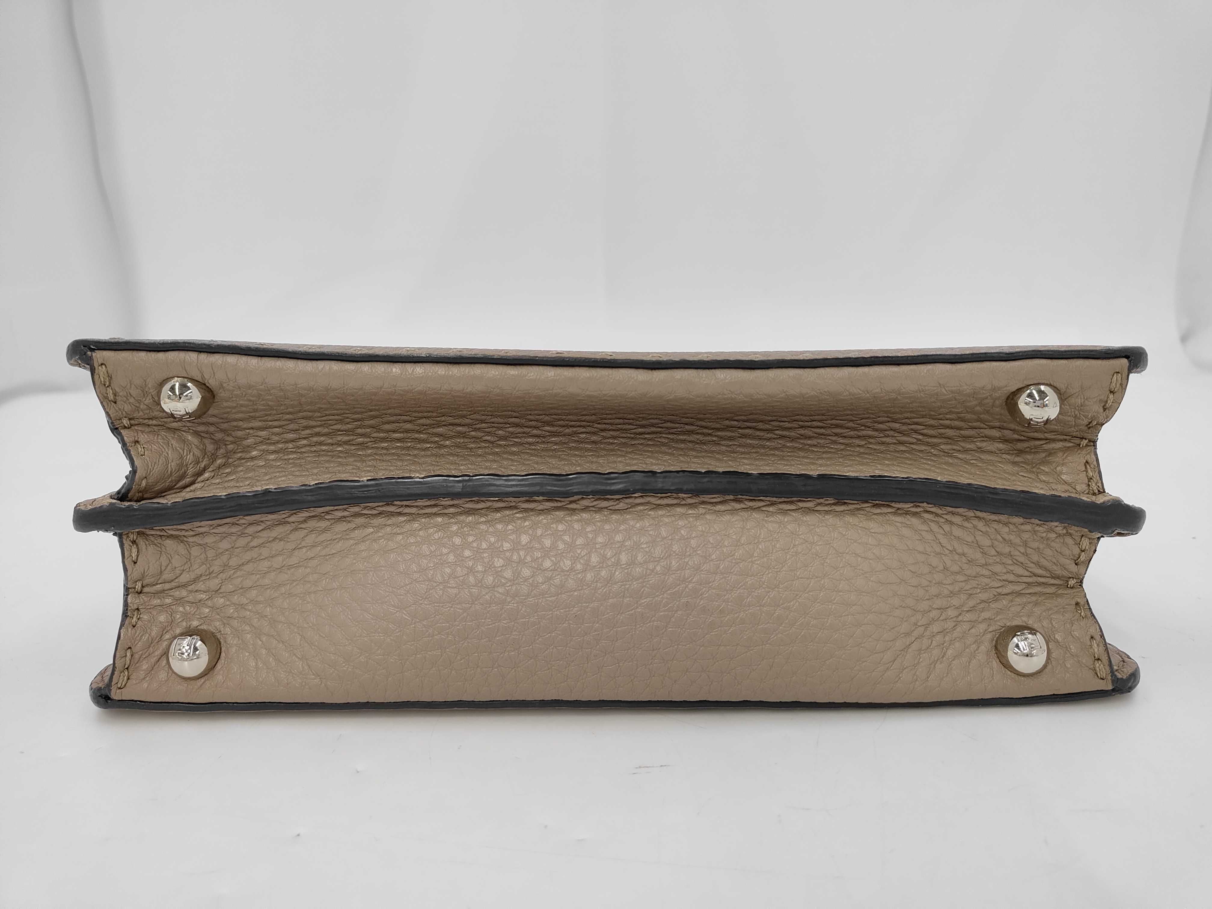 Picaboo Selleria Small Beige Leather 88N327 ADYL-220-4092 Strap Rain Cover Bag Shoulder Bag — view 7
