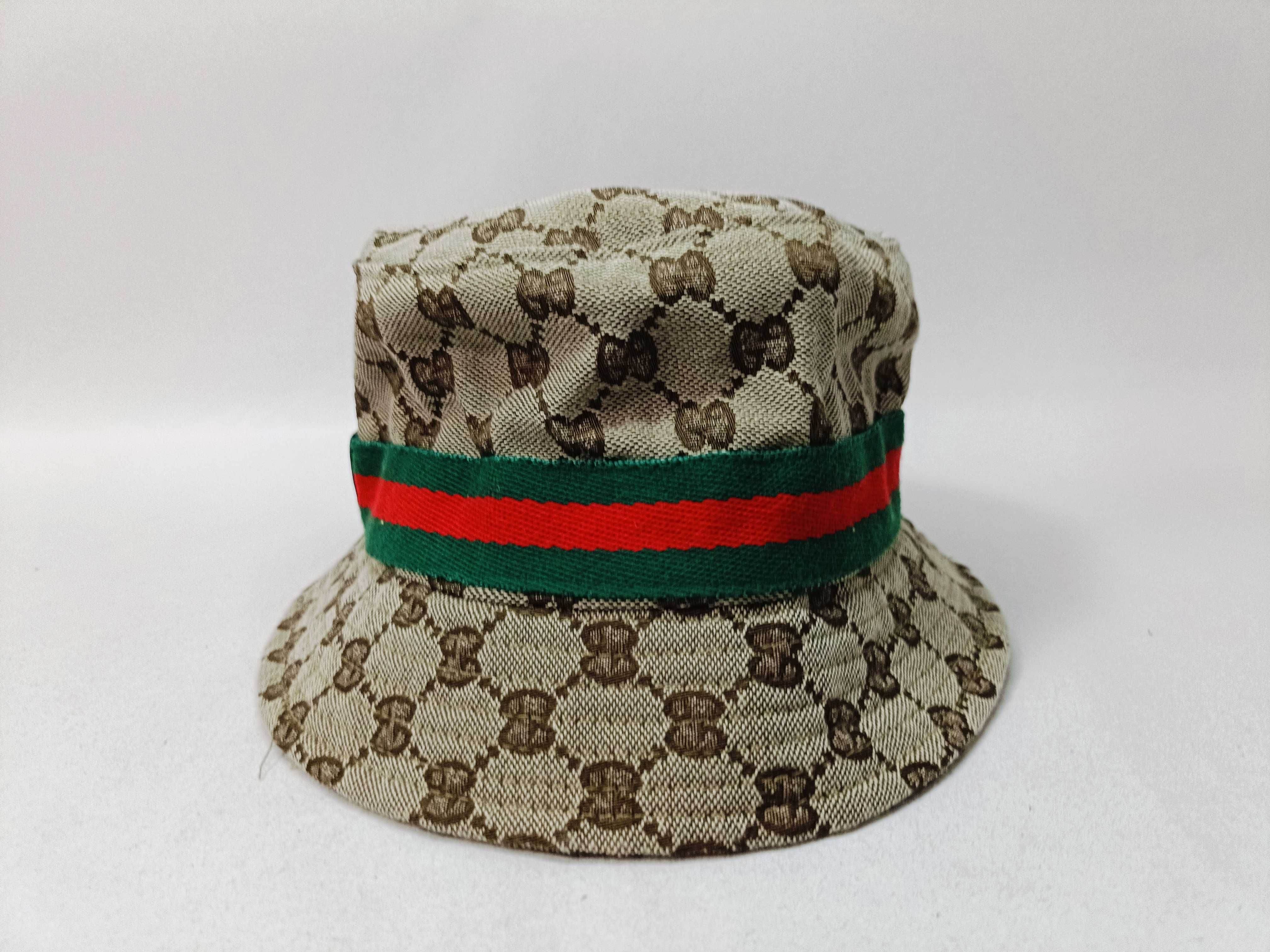 GG Canvas Sherry GG Canvas Bucket Hat and other accessories — view 3