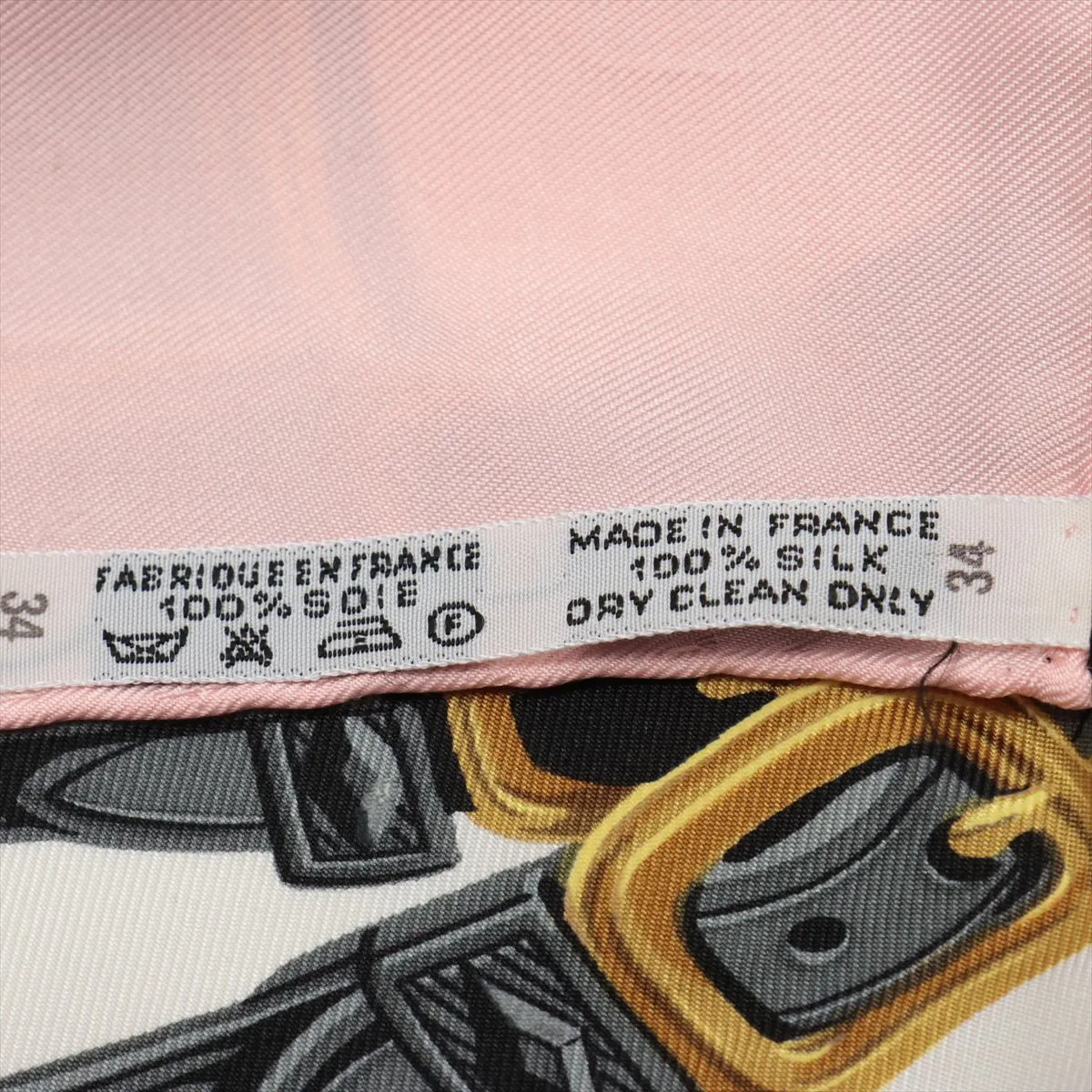 Carre 90 BRIDES de GALA Ceremony bridle Scarf Silk Pink — view 7