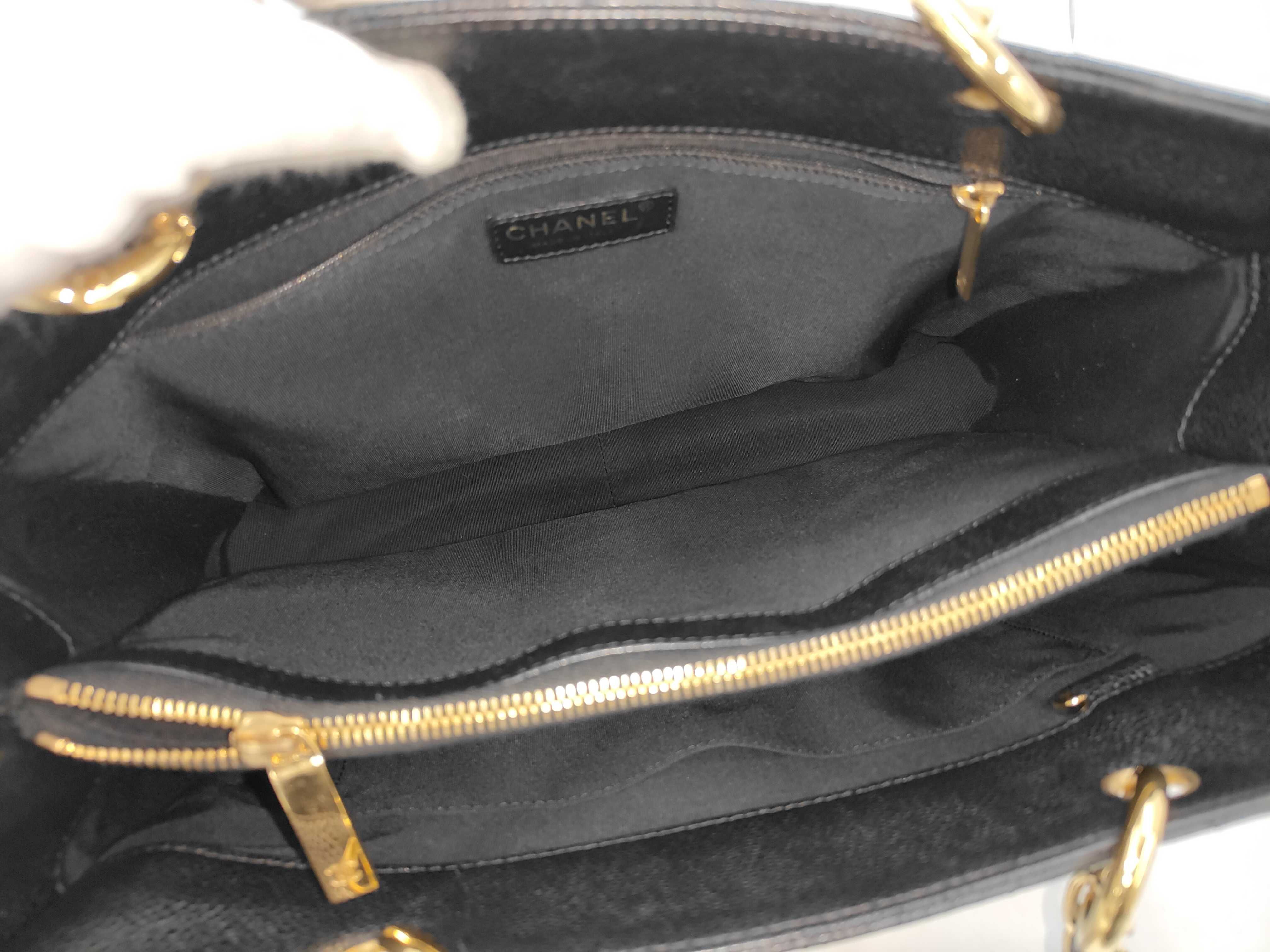 GST Chain Tote Bag, Caviar Leather, Coco Mark, with Seal and Guarantee, Serial Number 9 — view 9