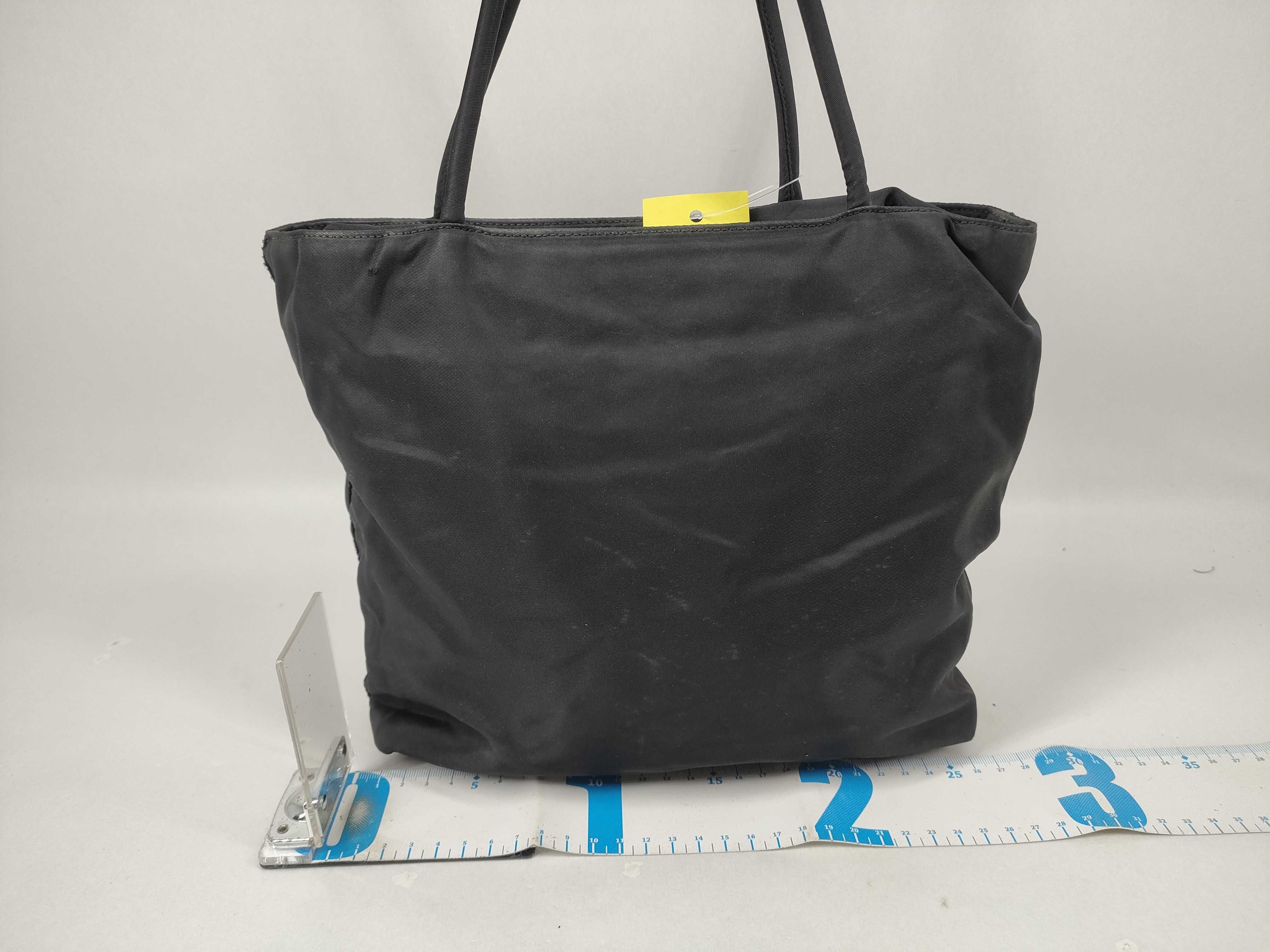 Nylon Square Handbag 1 Black Shoulder Bag — view 2