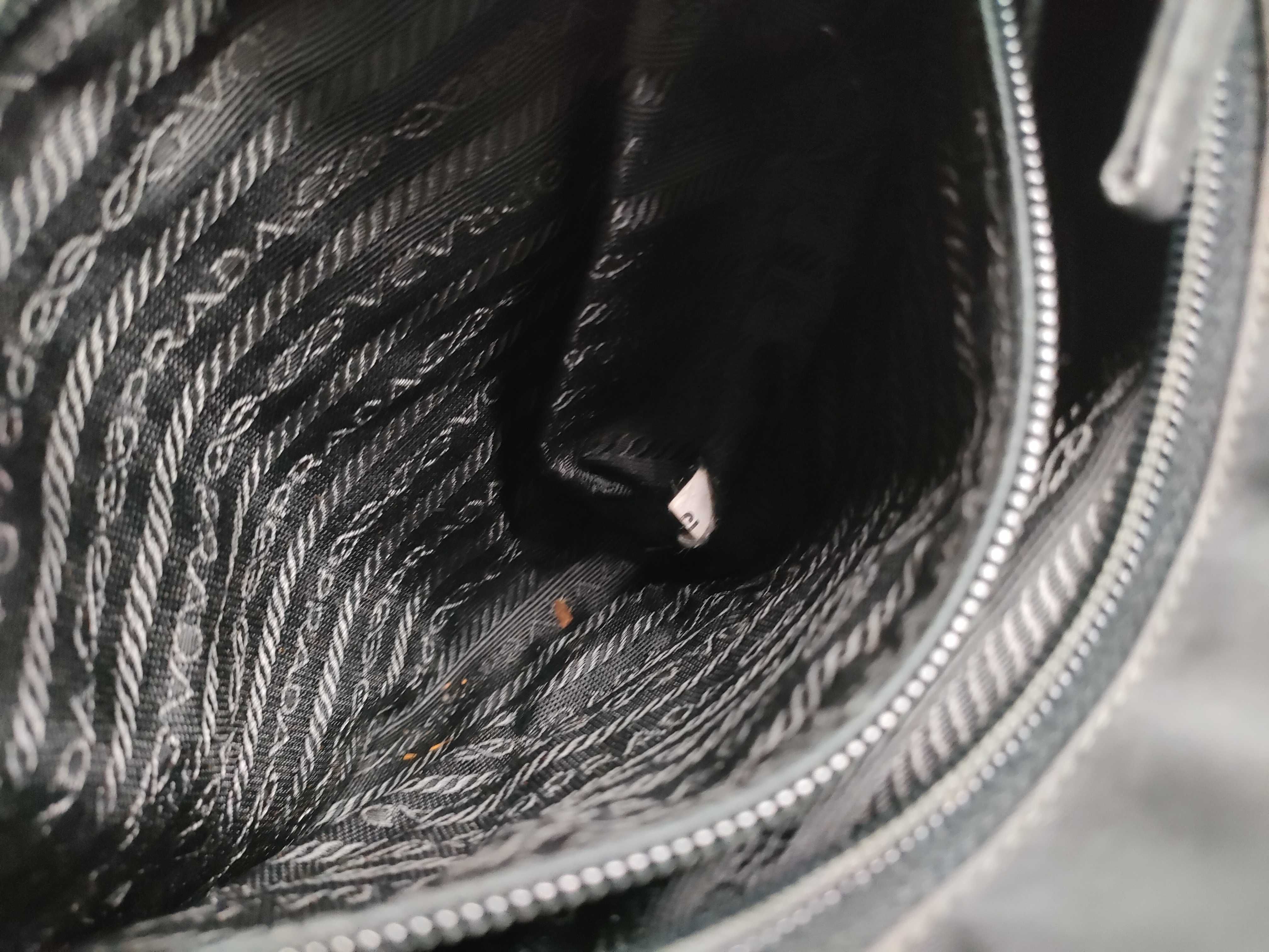 Nylon Square Handbag 1 Black Shoulder Bag — view 12