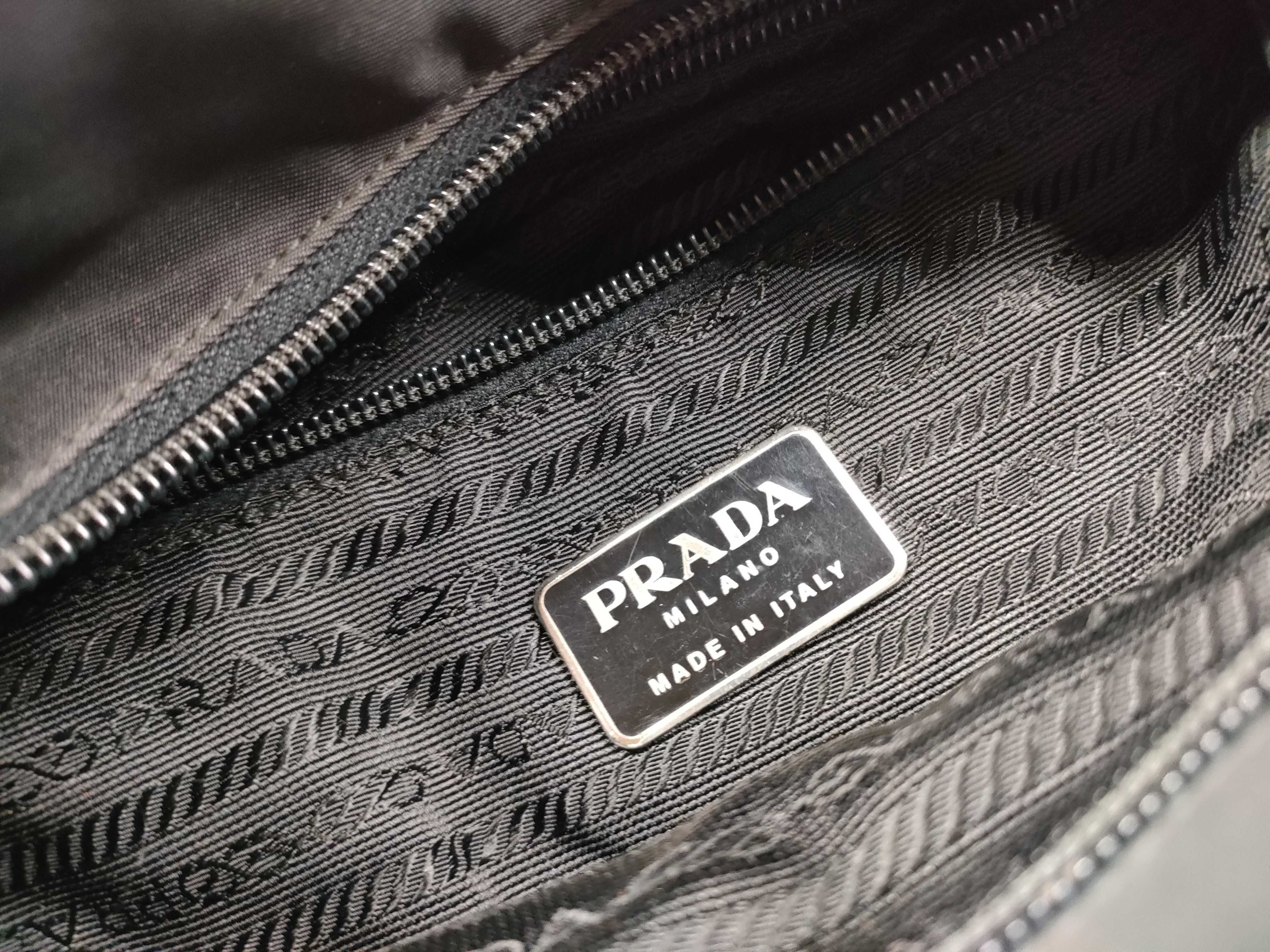 Nylon Square Handbag 1 Black Shoulder Bag — view 13