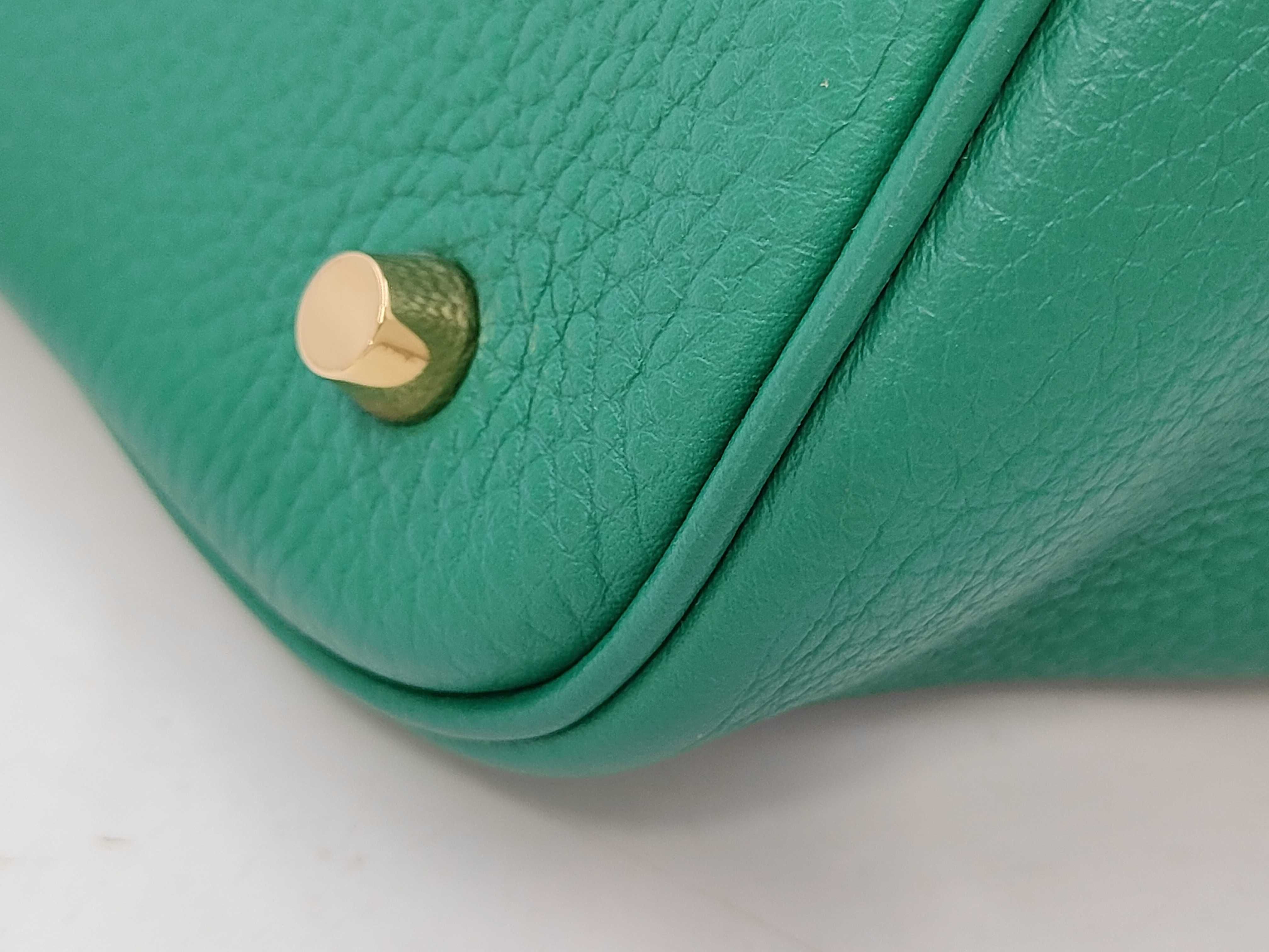 Picotin Lock Green Handbag — view 7