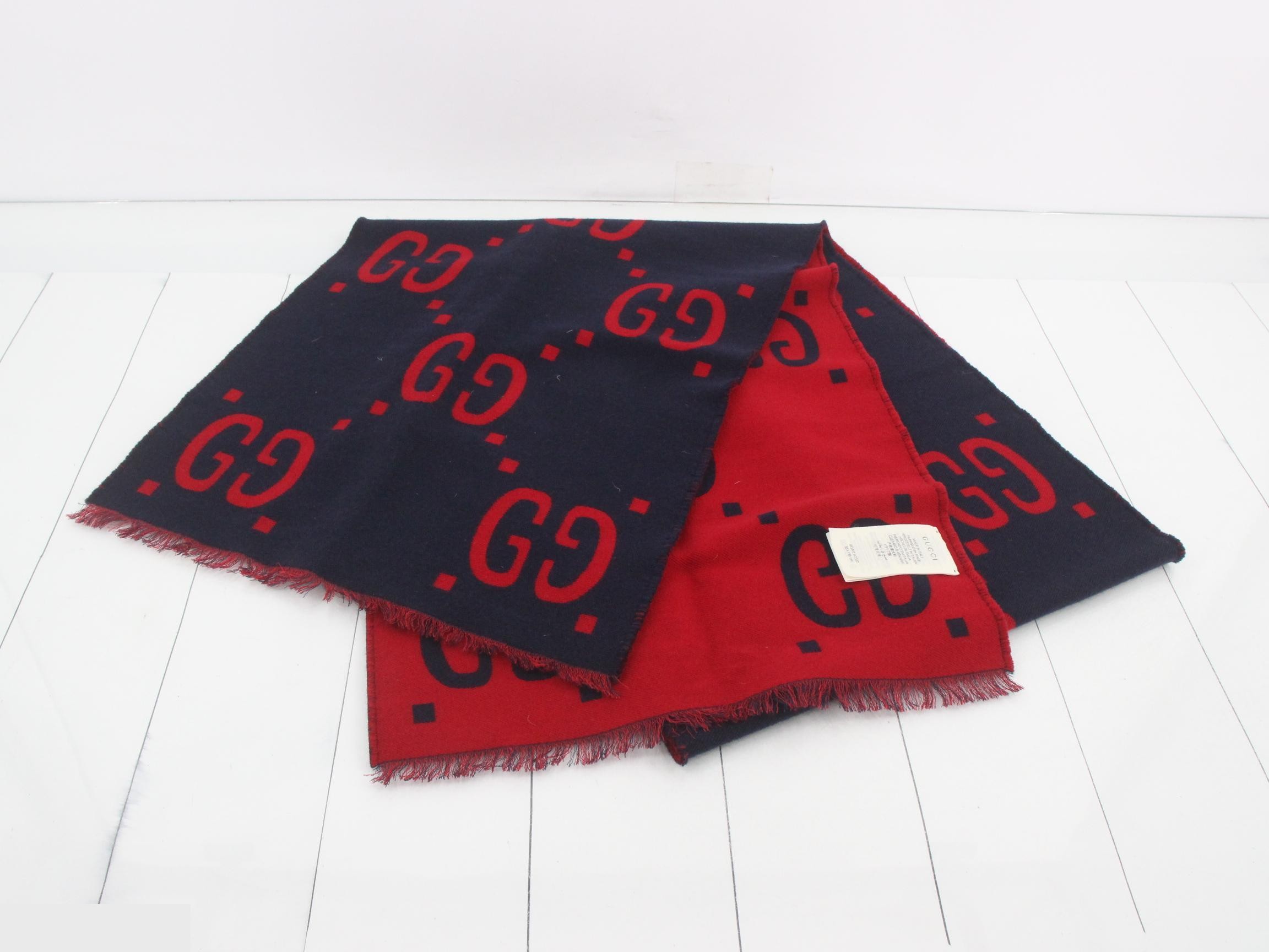 GG Jacquard Scarf (GG pattern) — view 2