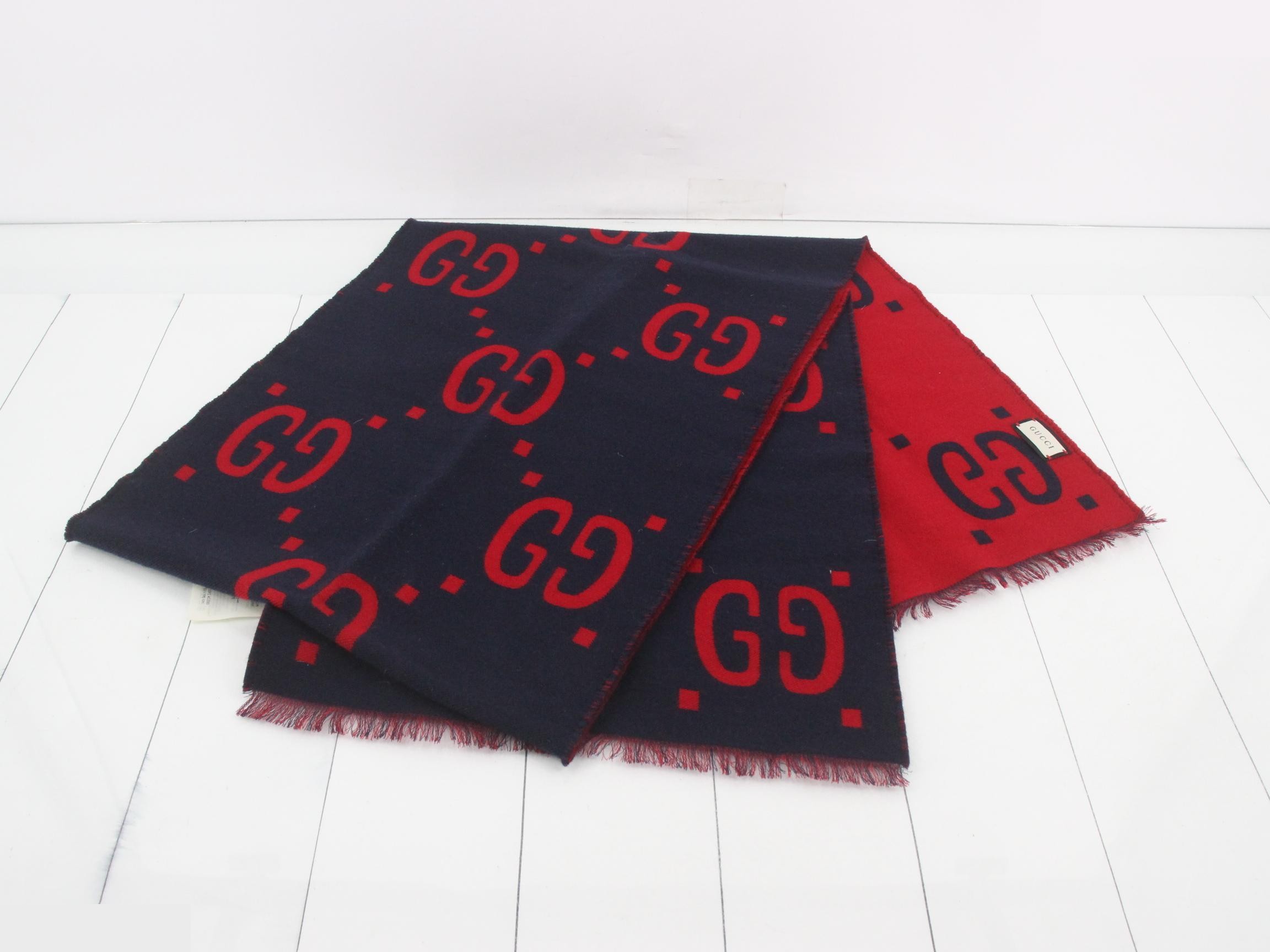 GG Jacquard Scarf (GG pattern) — view 3