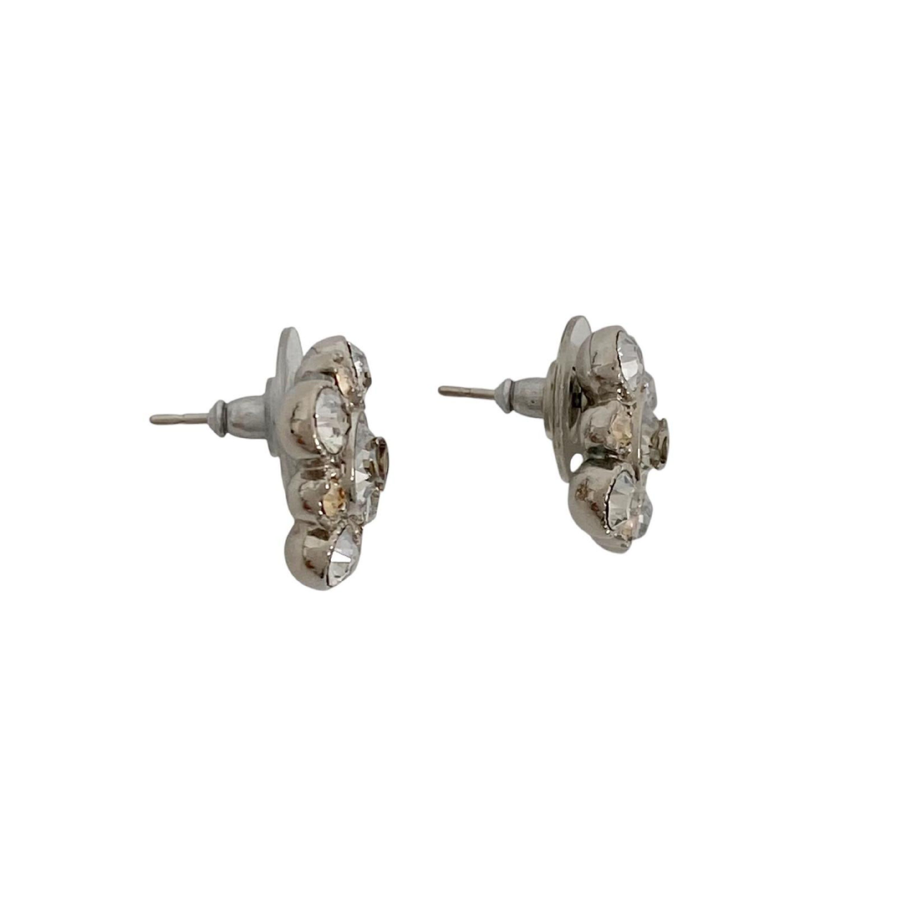 【*Shipped from: Hong Kong*】CHANEL ( ) Silver-colored Metal A12W Earrings — view 6