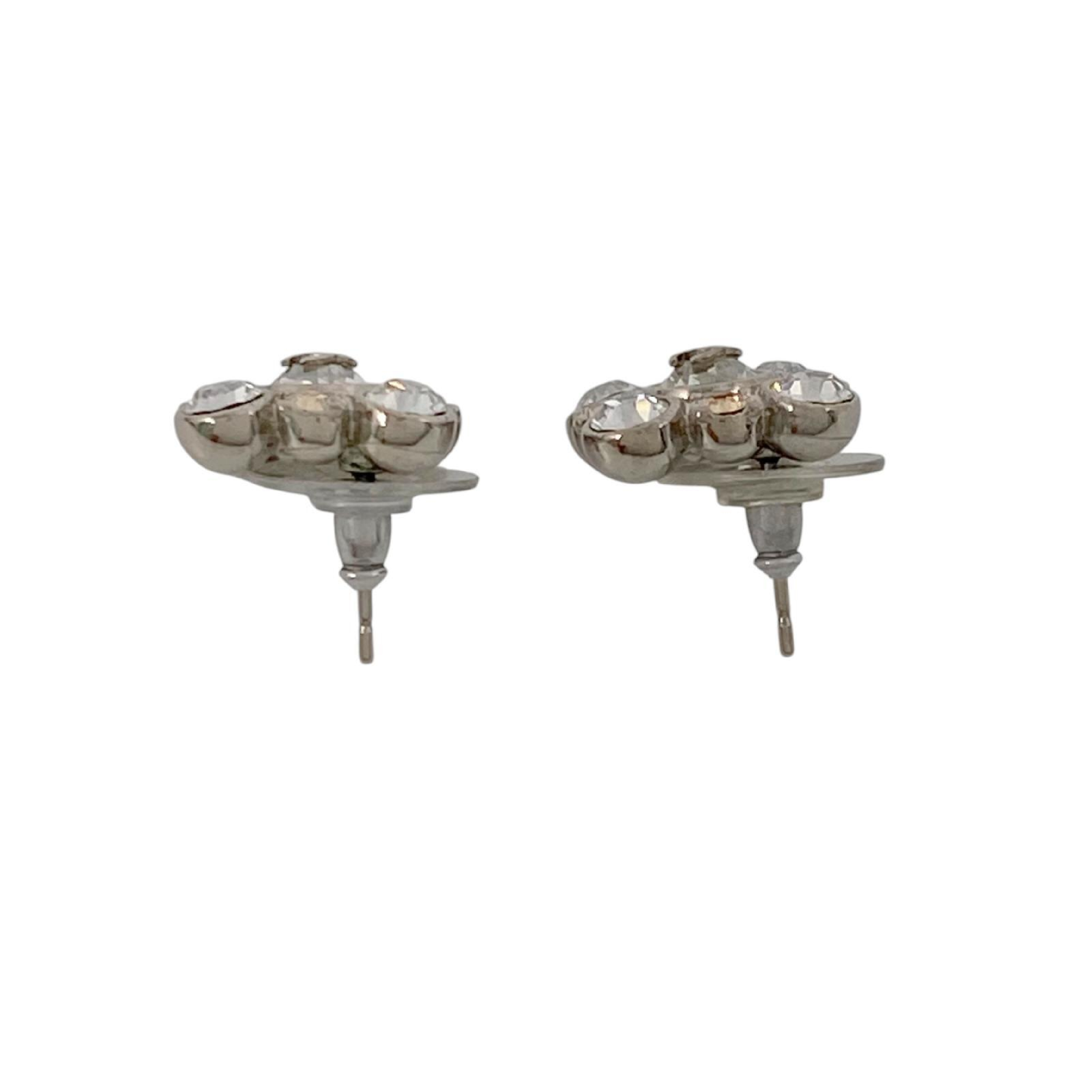 【*Shipped from: Hong Kong*】CHANEL ( ) Silver-colored Metal A12W Earrings — view 8