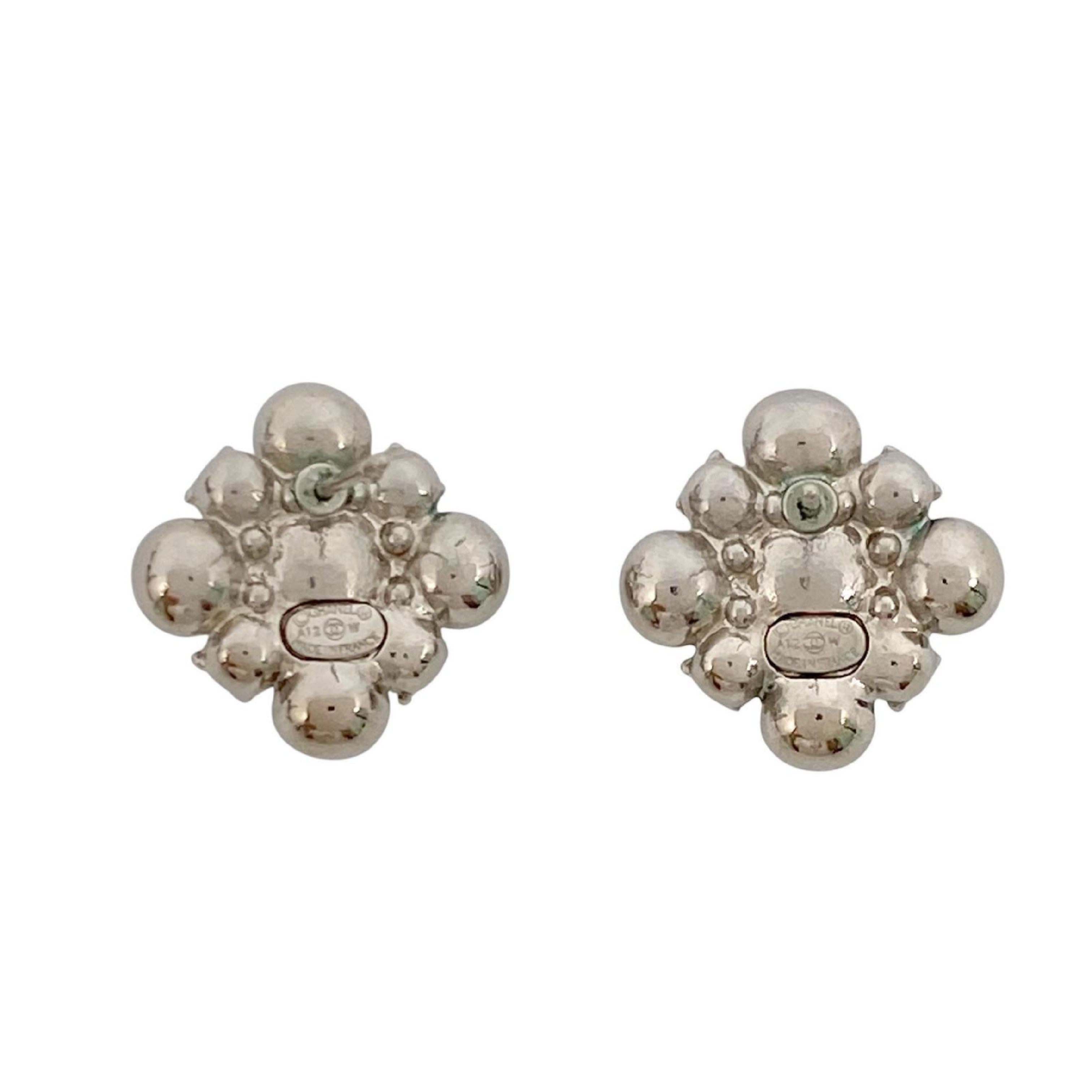 【*Shipped from: Hong Kong*】CHANEL ( ) Silver-colored Metal A12W Earrings — view 9