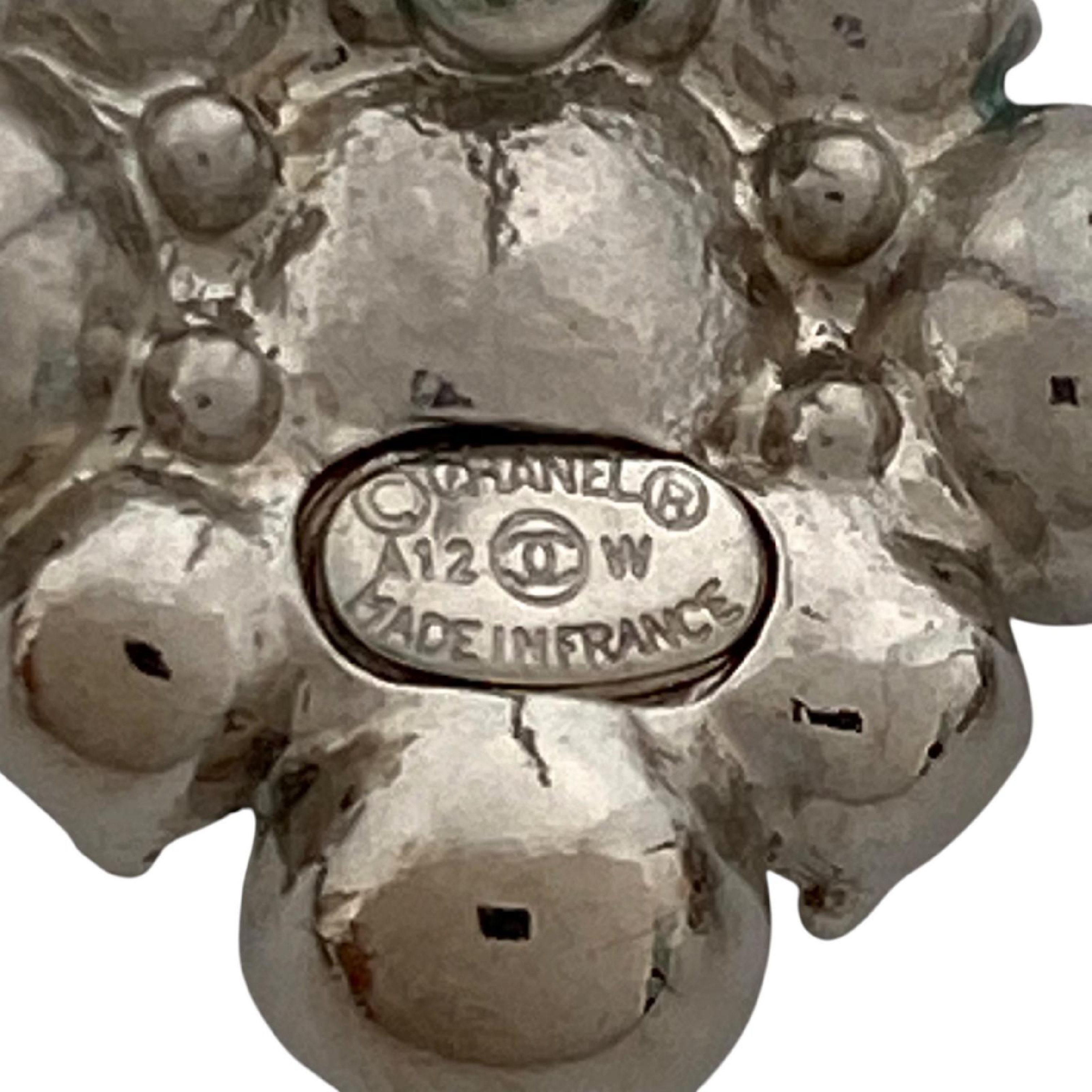 【*Shipped from: Hong Kong*】CHANEL ( ) Silver-colored Metal A12W Earrings — view 10