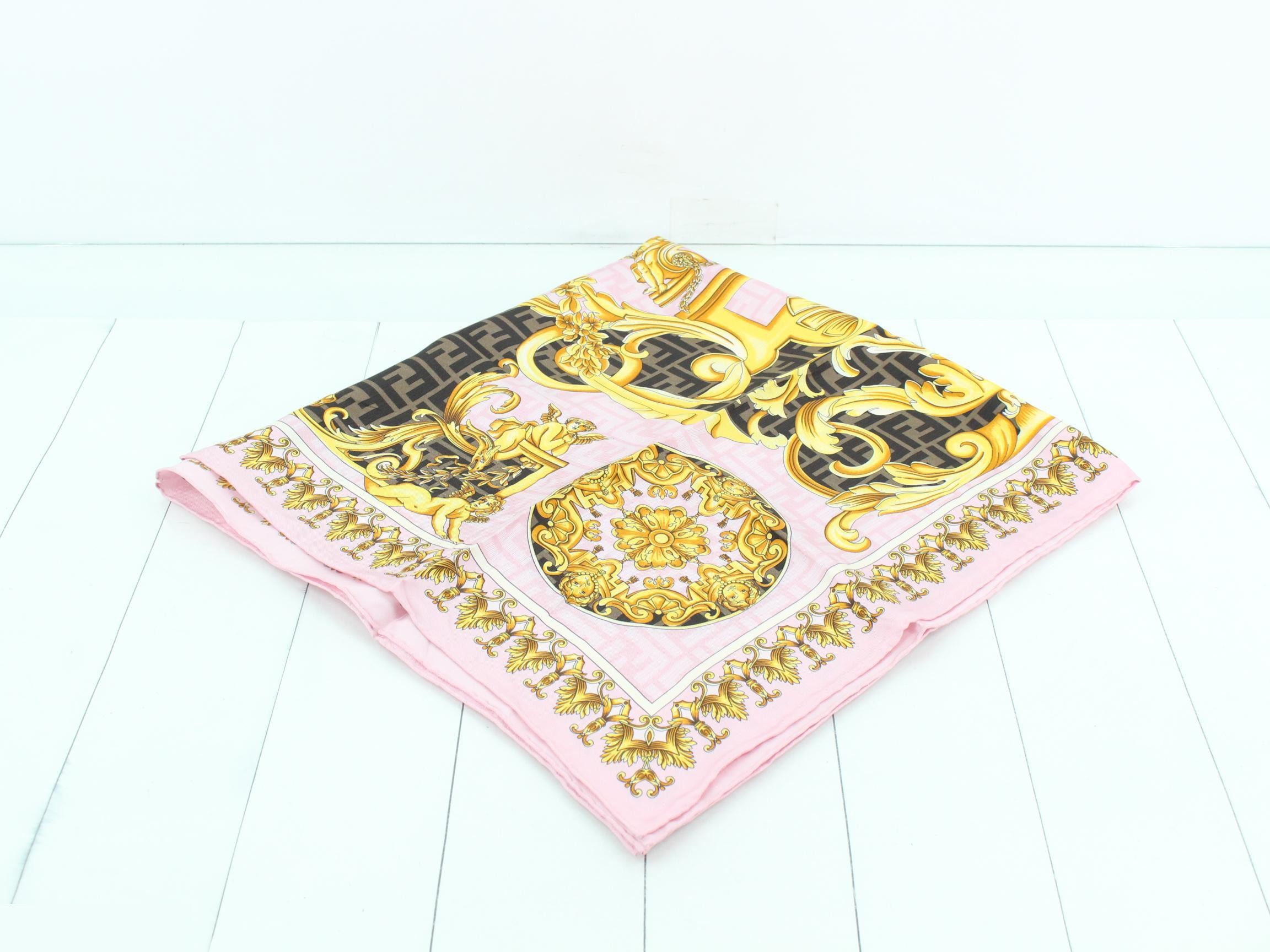 Versace collaboration Fenderche silk scarf — view 2