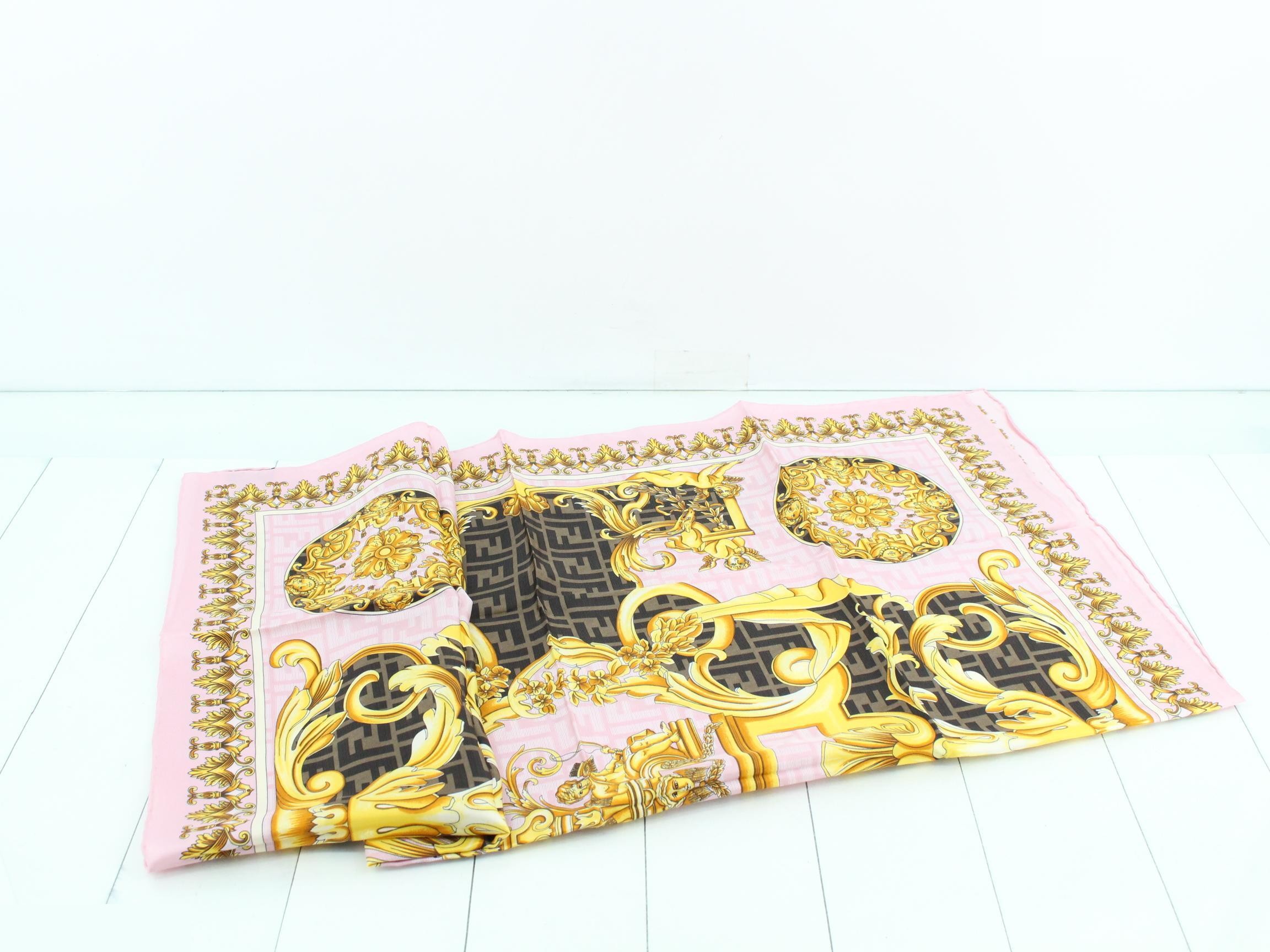 Versace collaboration Fenderche silk scarf — view 3
