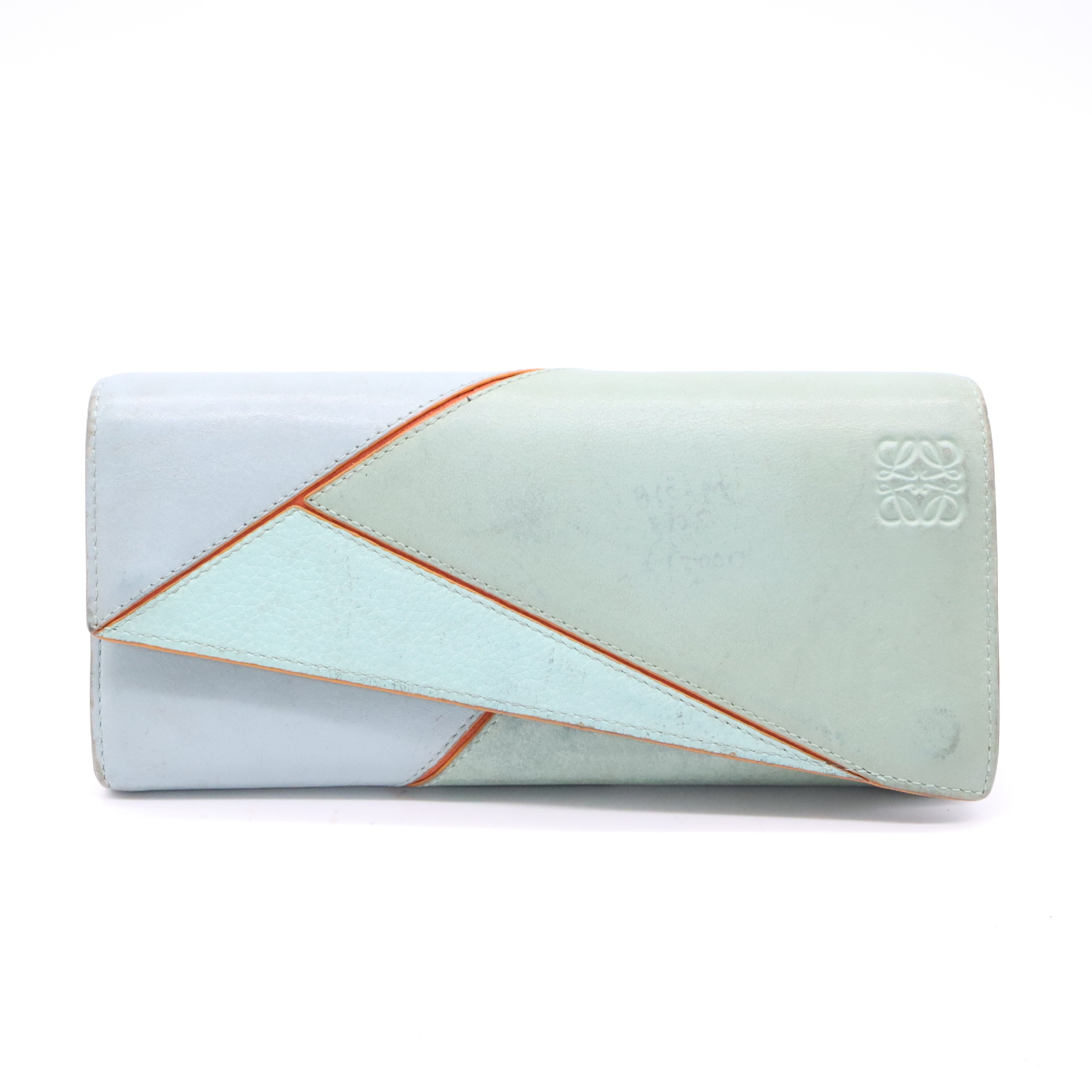 Leather Continental Wallet, Green