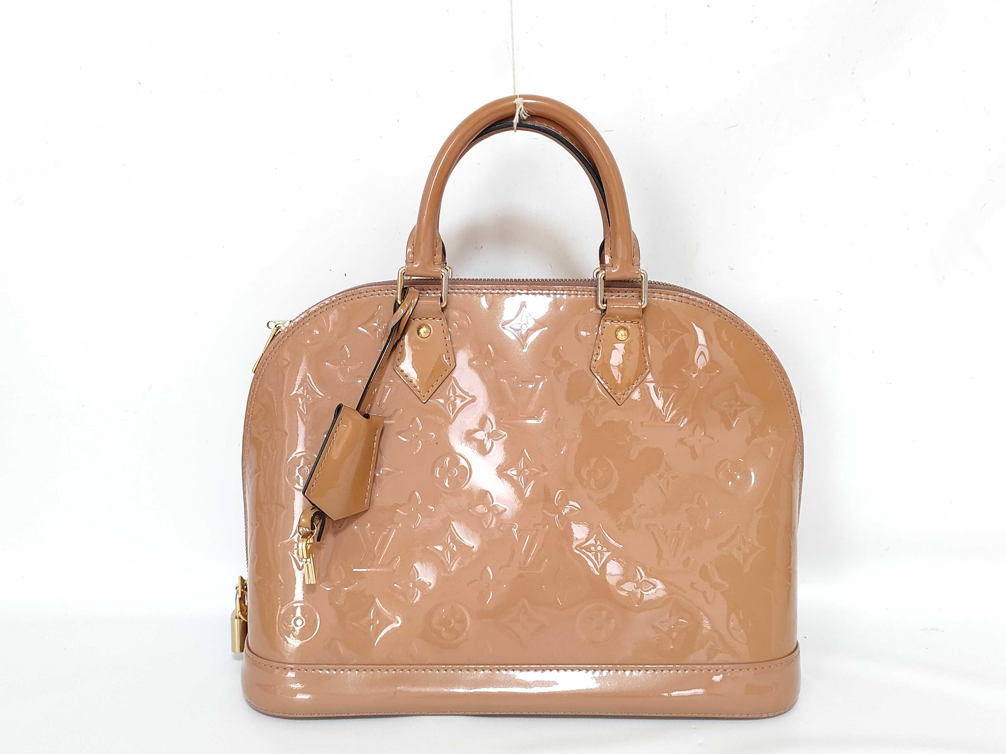 Vernis Monogram Alma Handbag Vernis Handbag