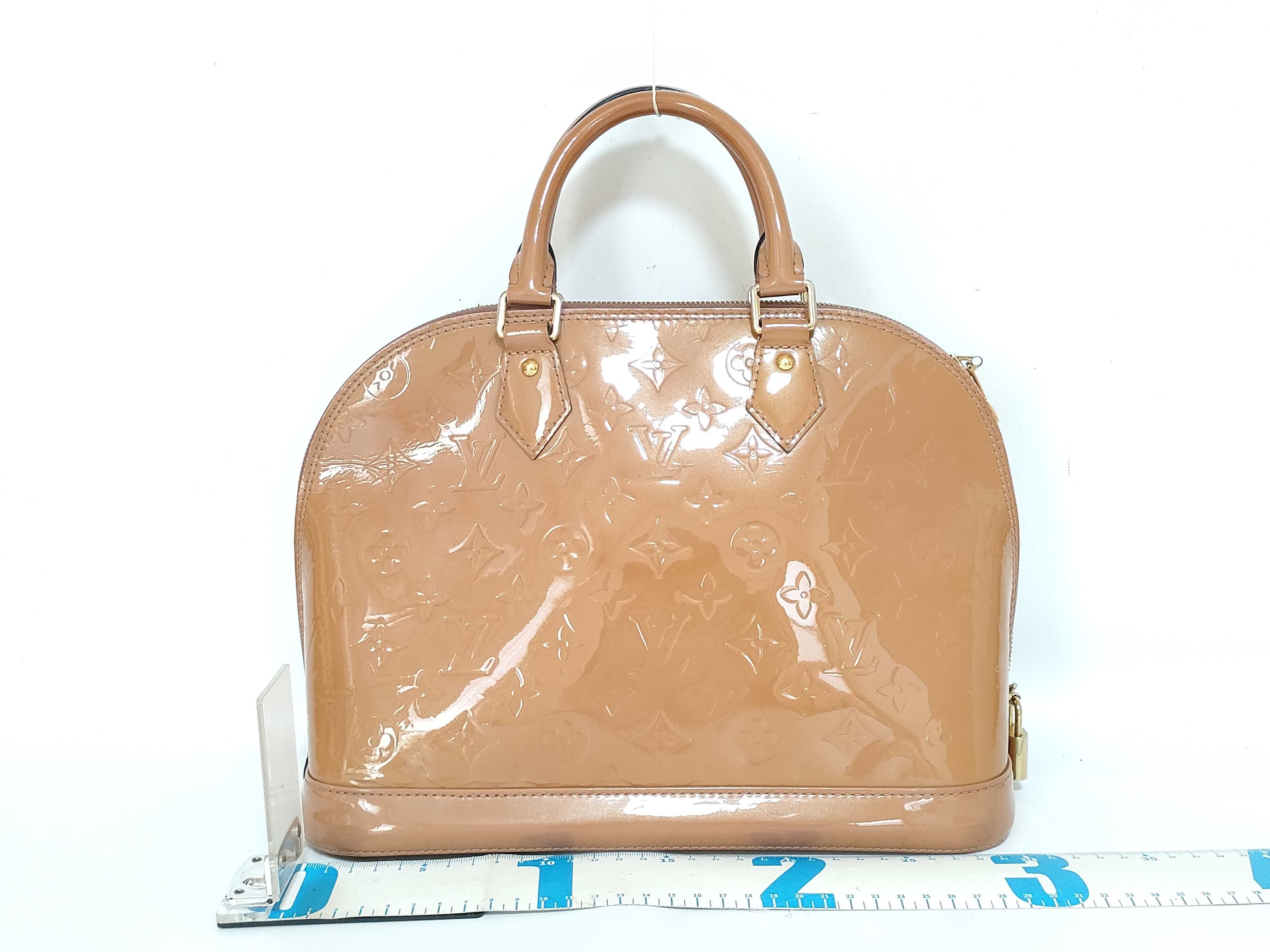 Vernis Monogram Alma Handbag Vernis Handbag — view 2