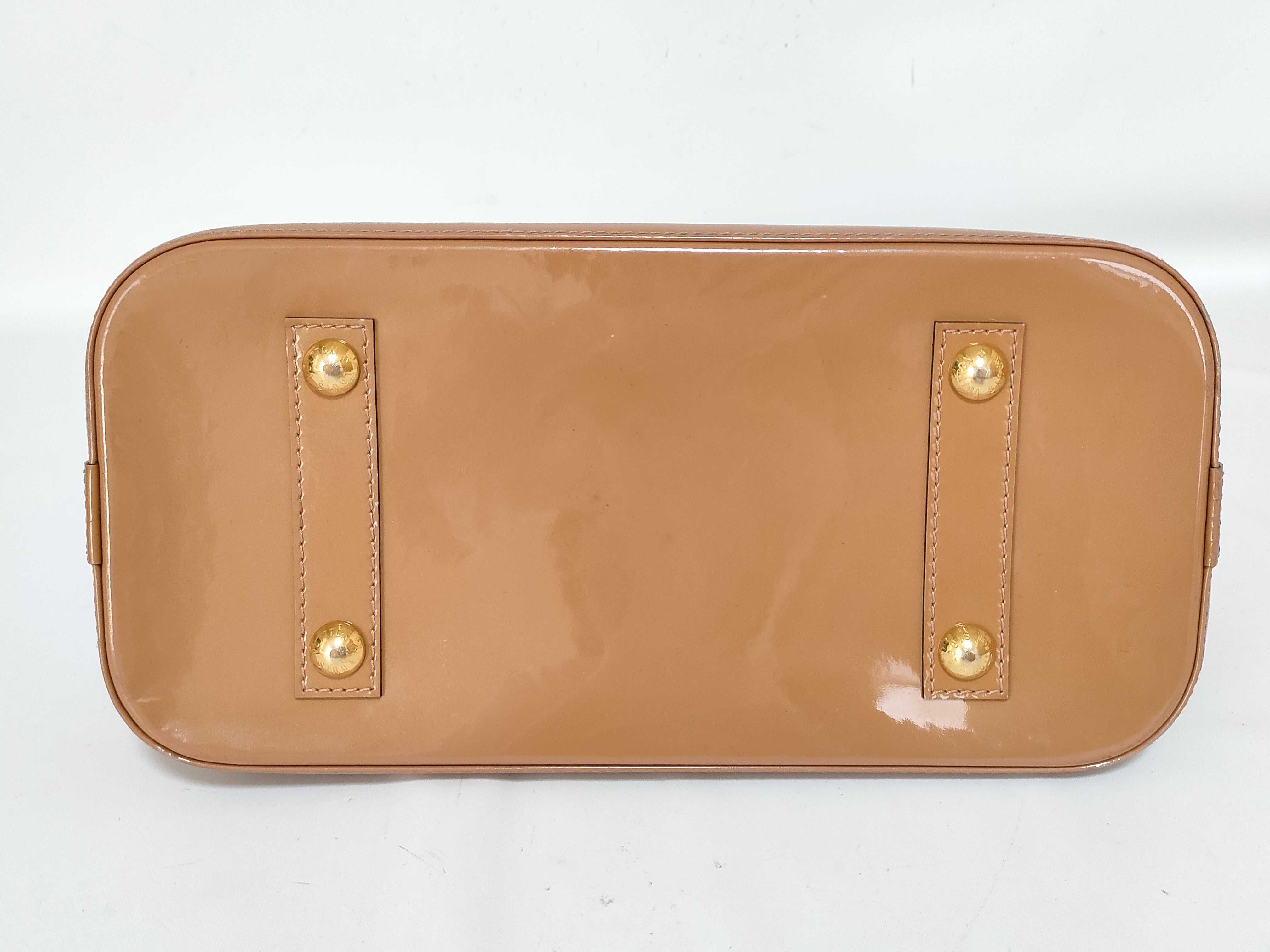 Vernis Monogram Alma Handbag Vernis Handbag — view 8