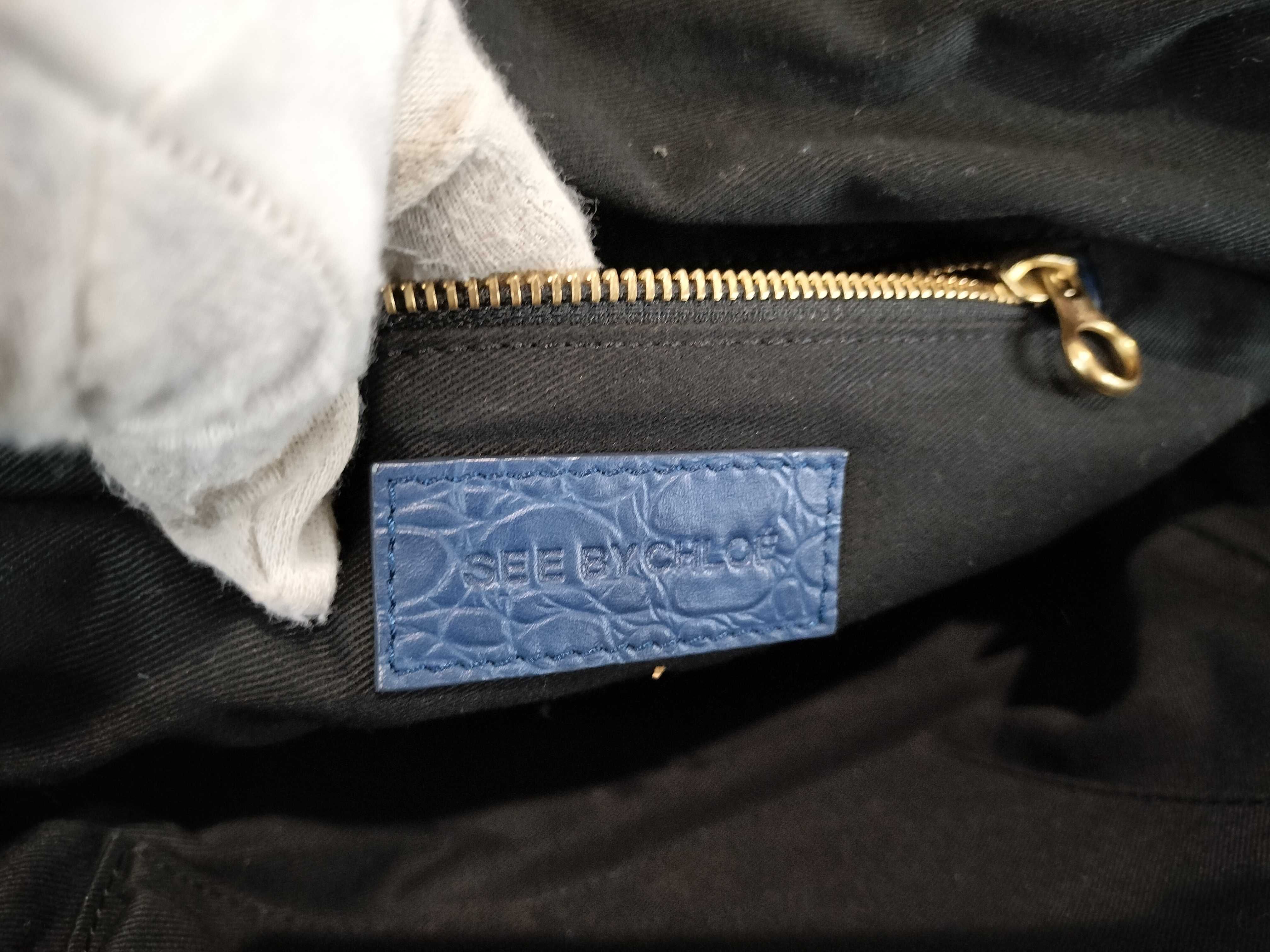 See by Chloe Blue Tote Shoulder Bag — view 11