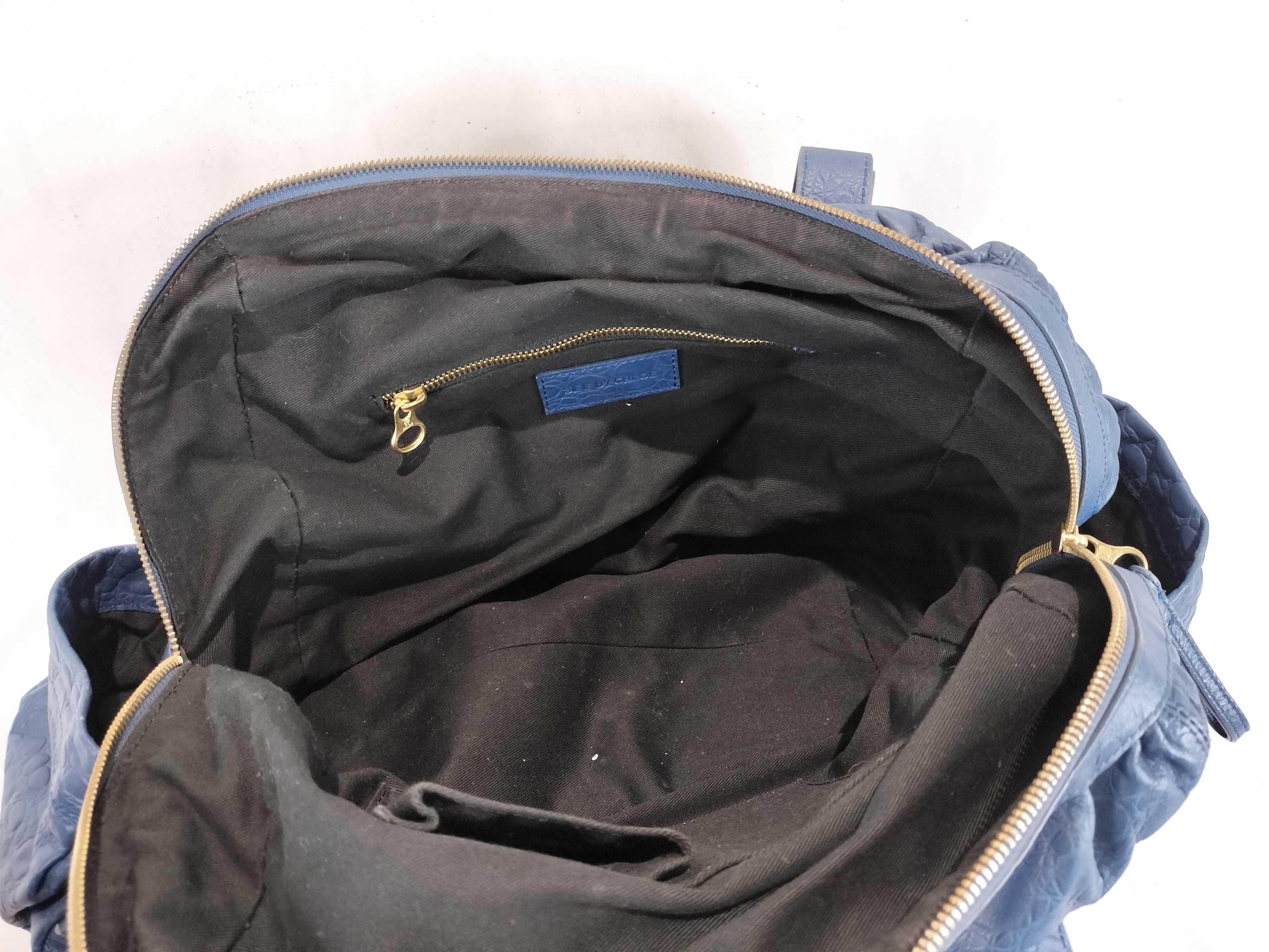 See by Chloe Blue Tote Shoulder Bag — view 9
